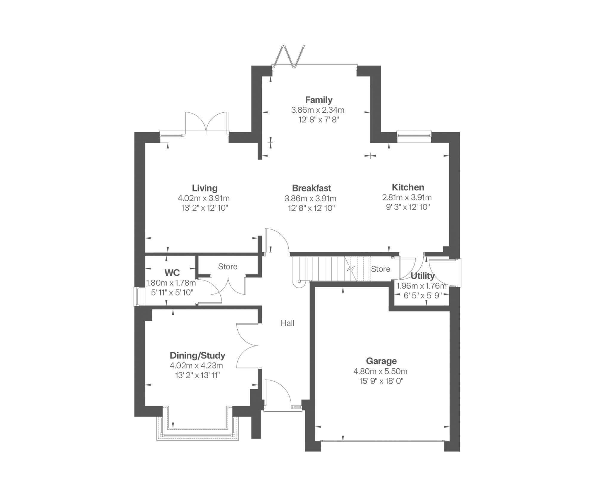 Plot 45, The Richardson, Bramley Fields, Nottingham floorplan