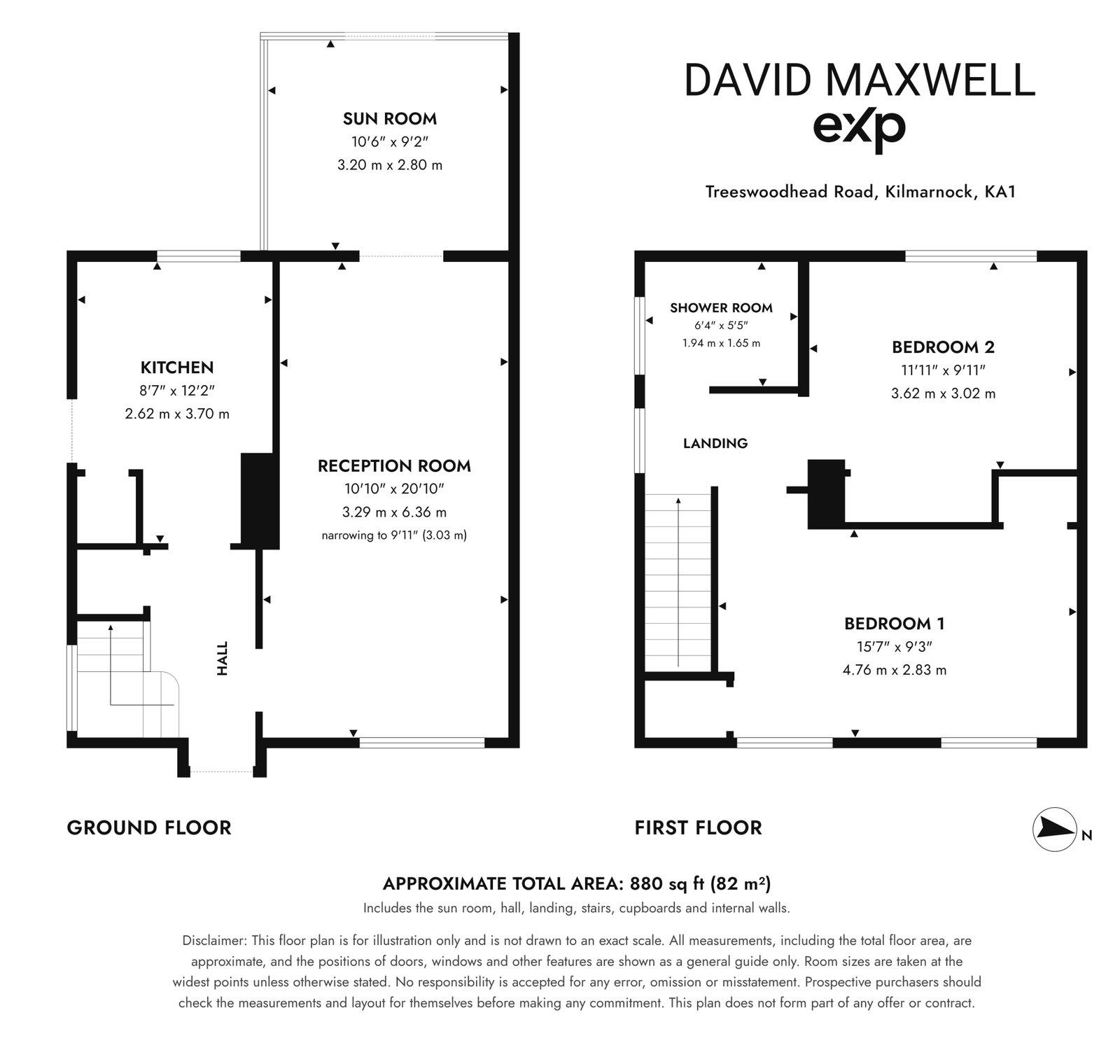 103, Treeswoodhead Road, Kilmarnock floorplan