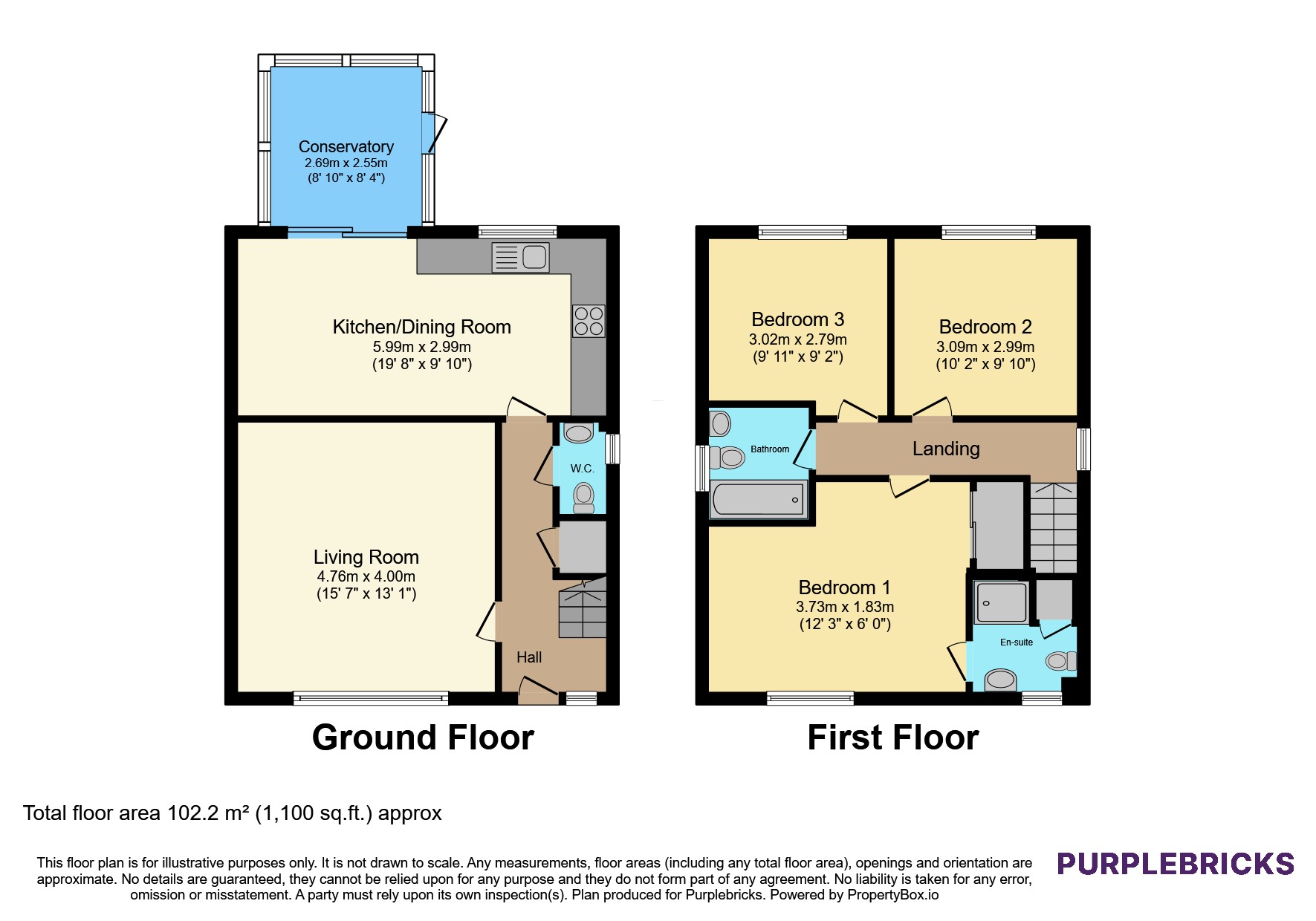 24, Bury Close, Launceston floorplan