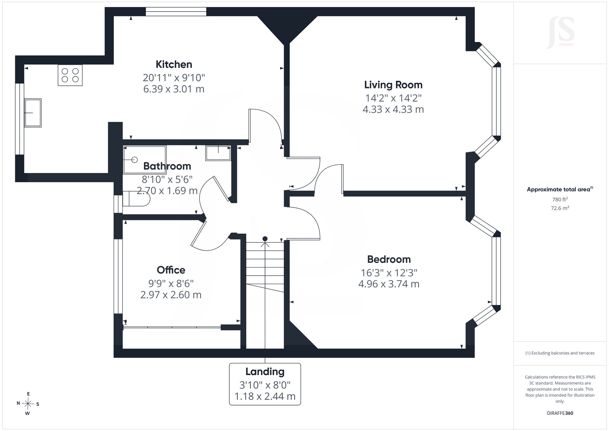 35a St. Michaels Road, Worthing floorplan