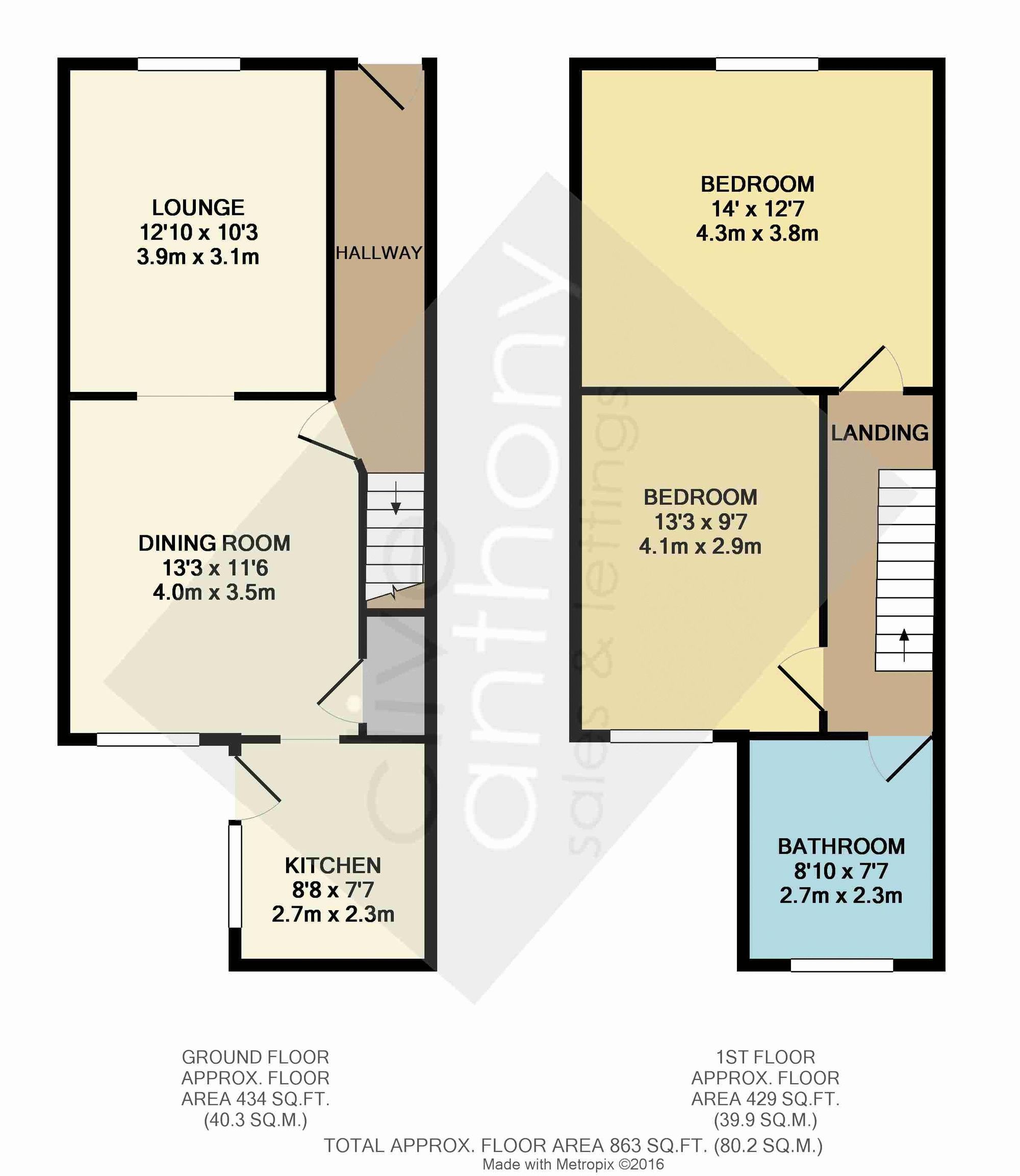 Recreation Street, Prestwich M25, 2 bedroom terraced house for sale
