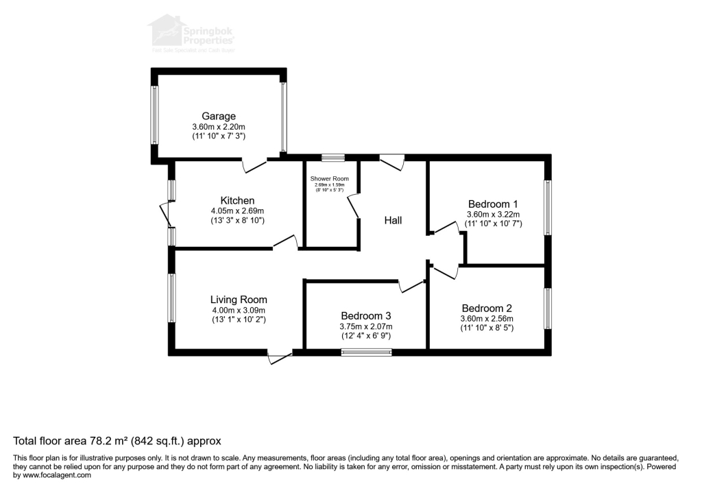 1, Litley Drive, Stoke-on-Trent floorplan