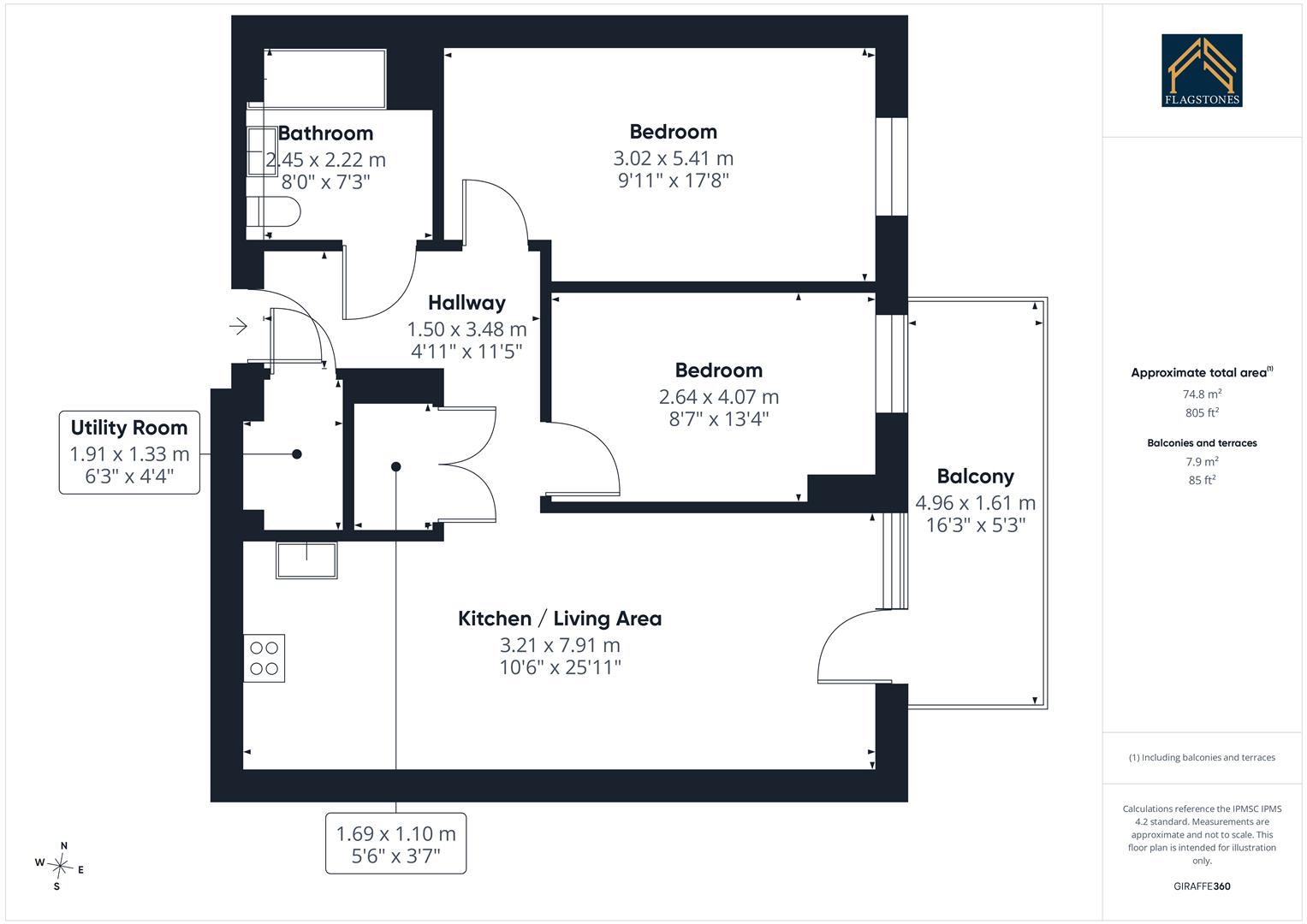 Damselfly Heights, 4 Teal Road, Ilford floorplan