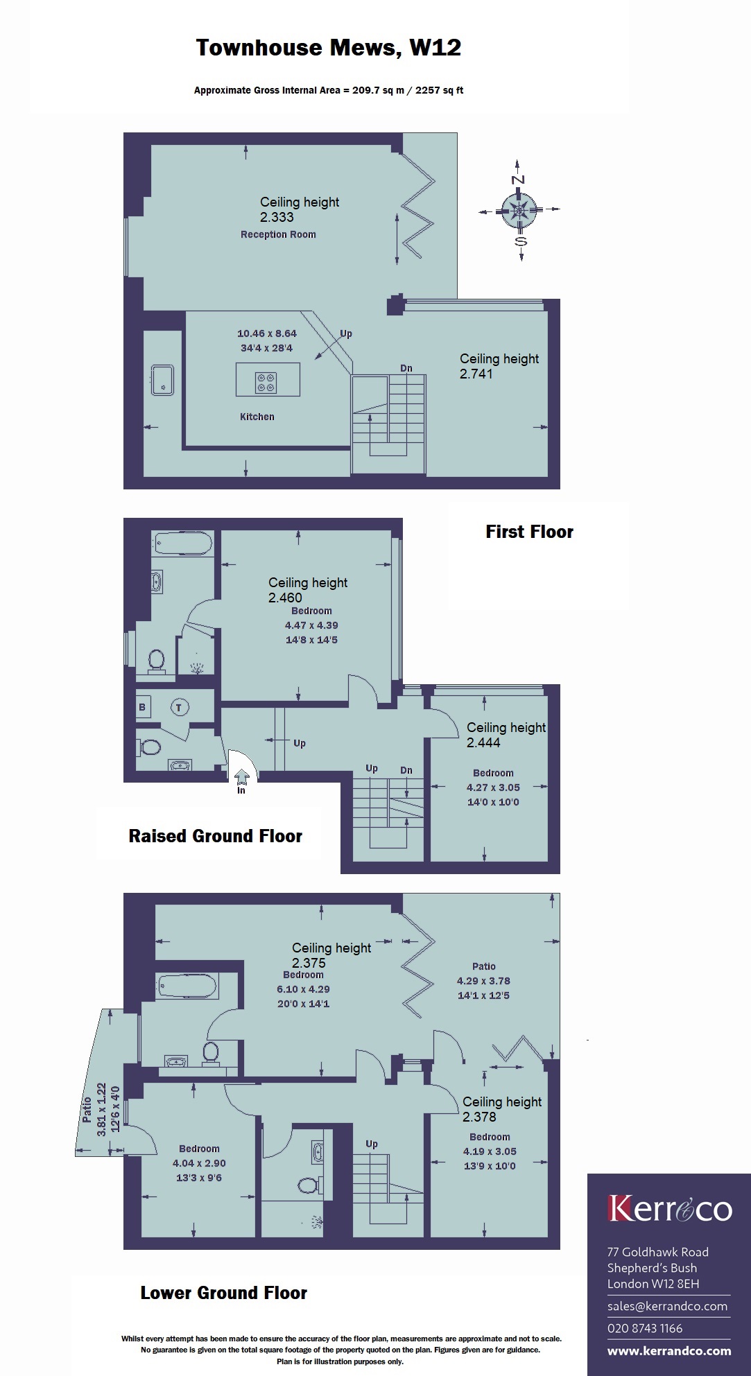 6, Townhouse Mews, Shepherd's Bush W12 floorplan