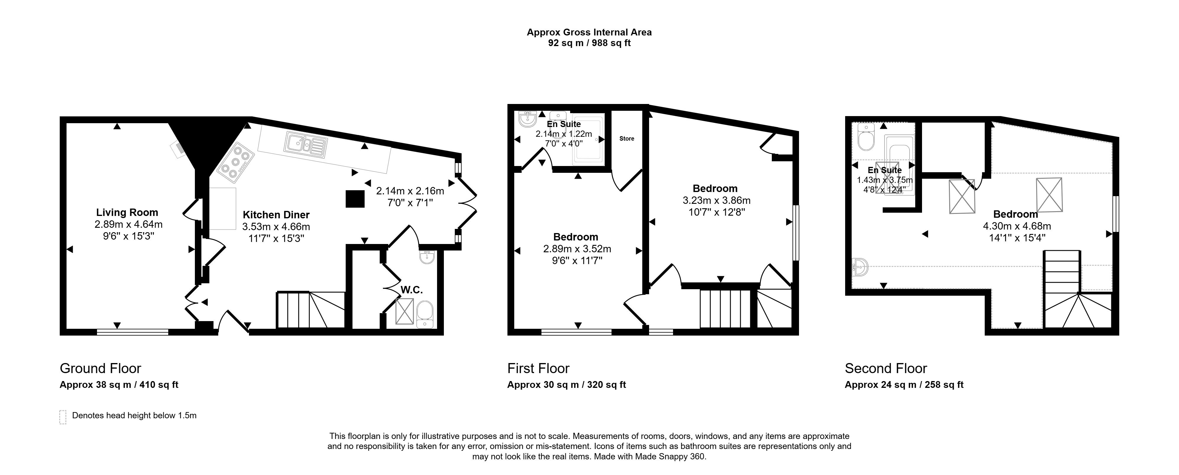 Esplanade Lane, Watchet floorplan