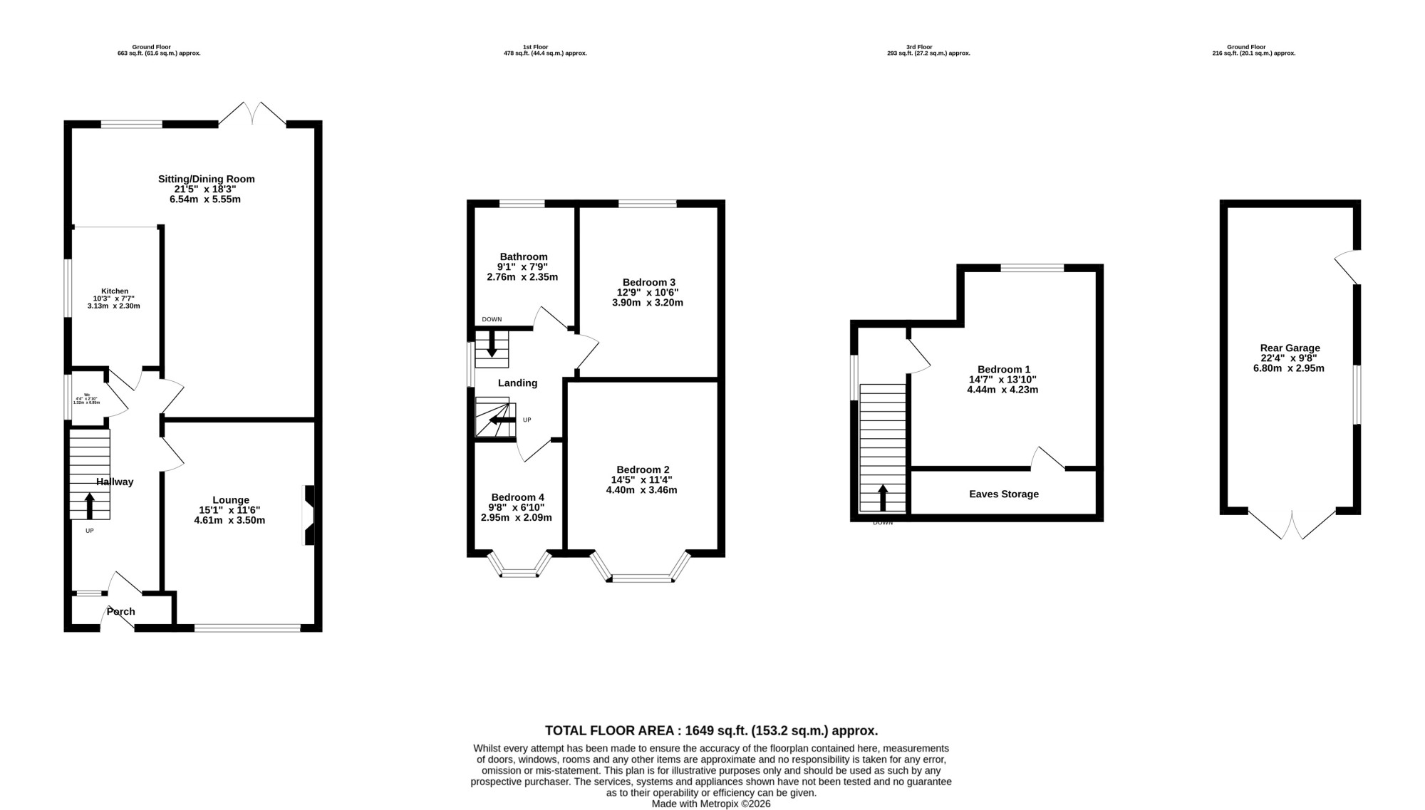 14, Church Lane, Bromley floorplan