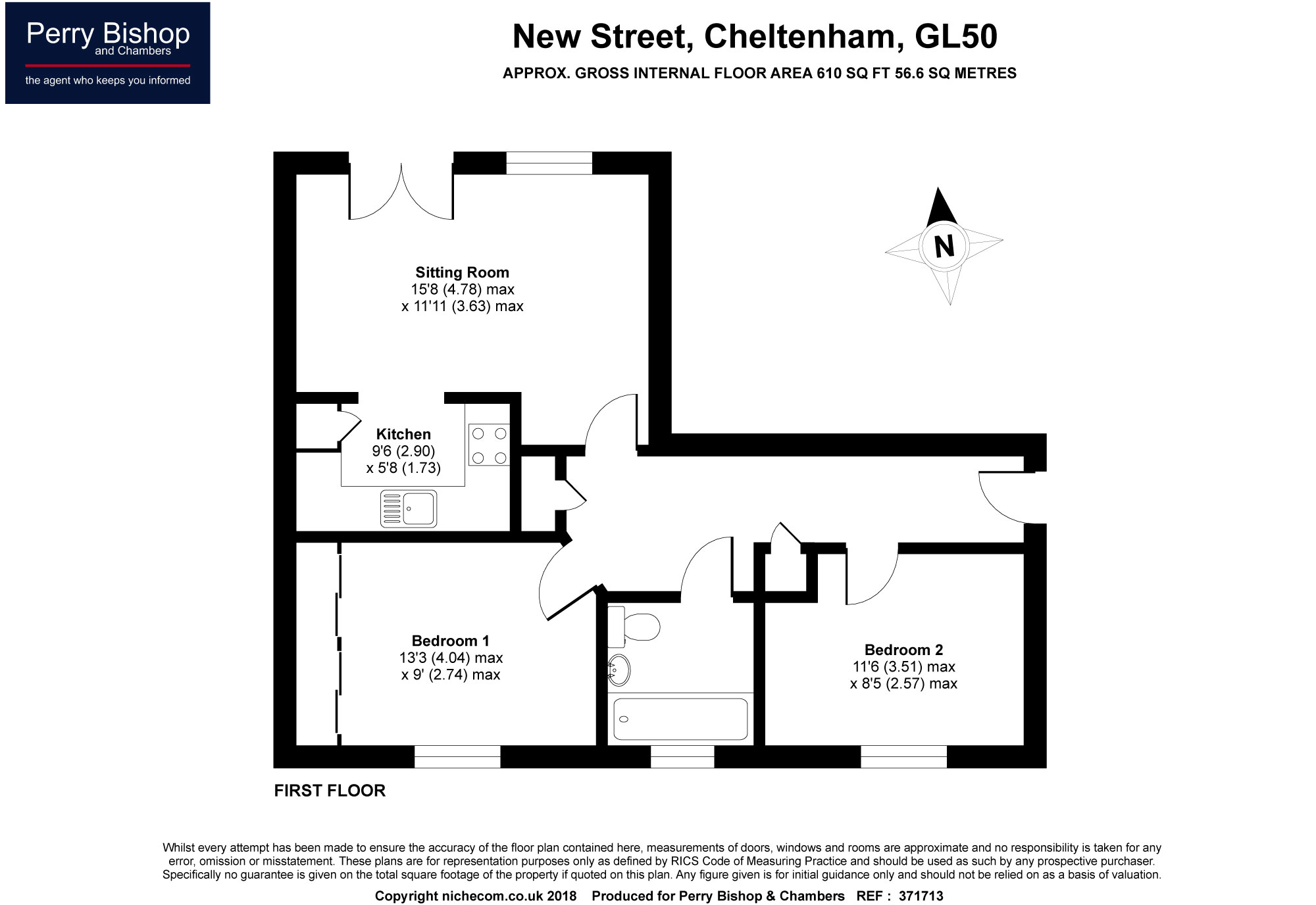 2 Bedrooms Flat for sale in New Street, Cheltenham GL50