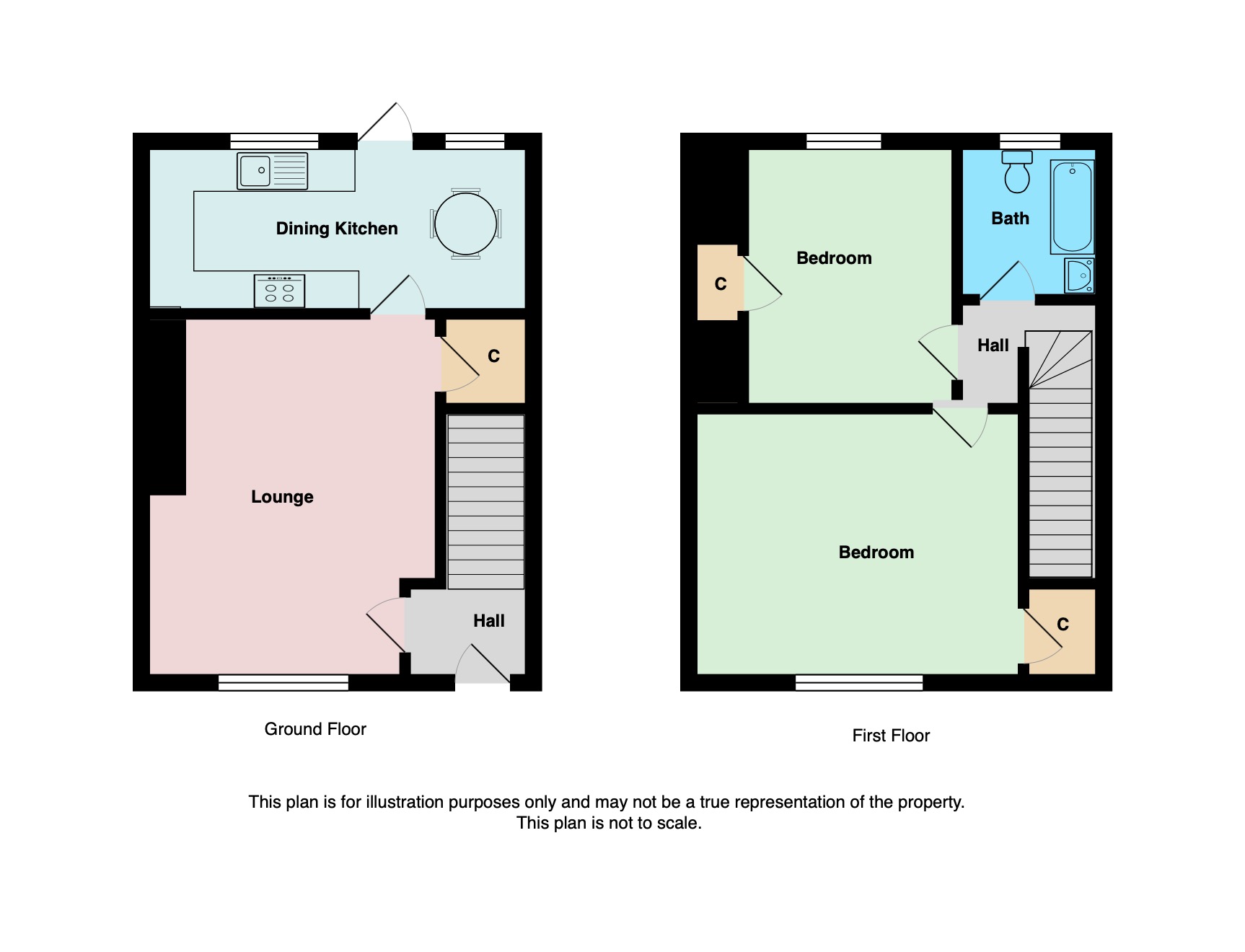 2 Bedrooms Terraced house for sale in Katherine Street, Airdrie ML6