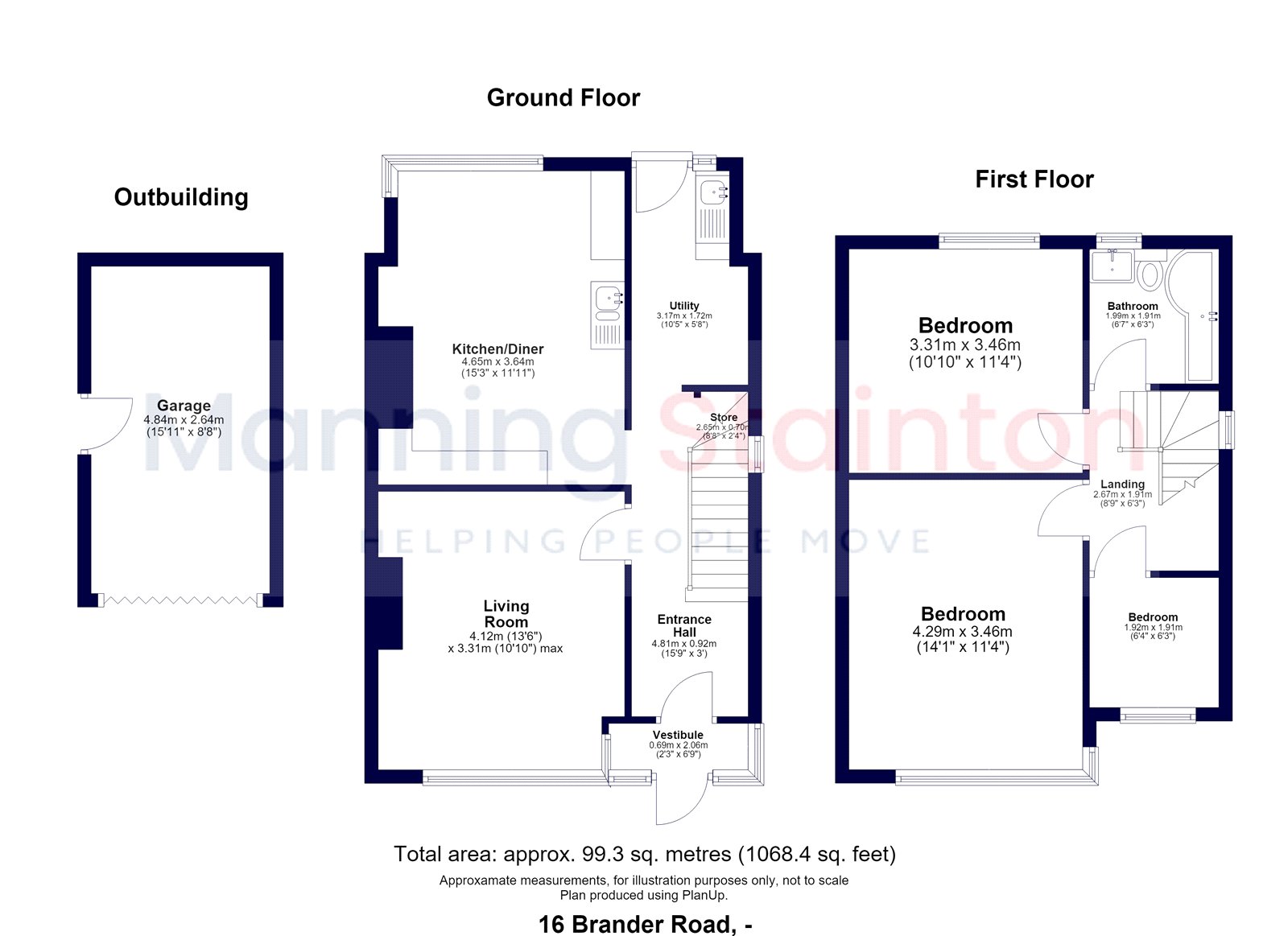 16, Brander Road, West Yorkshire floorplan