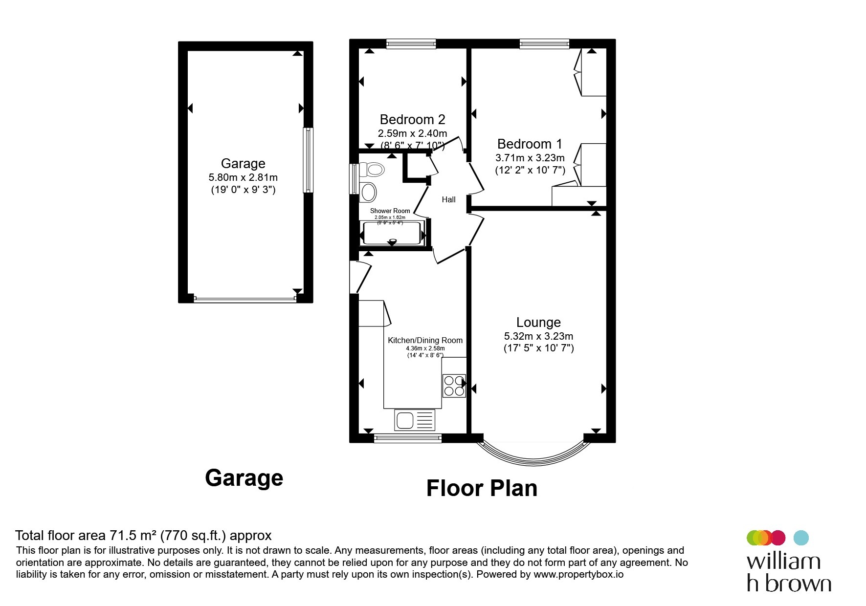 Oakleigh, Scunthorpe floorplan