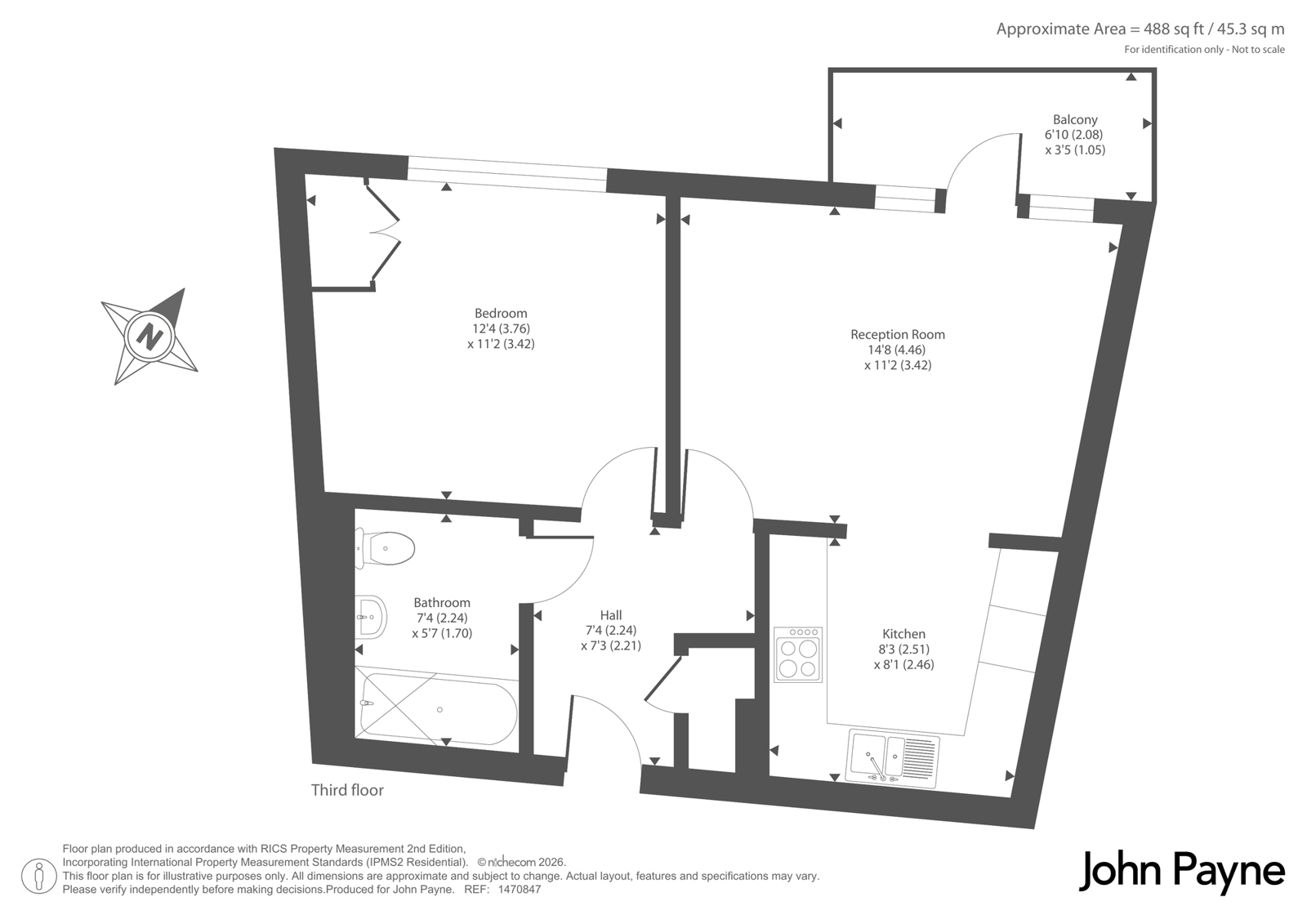 26, Little Cottage Place, Greenwich floorplan