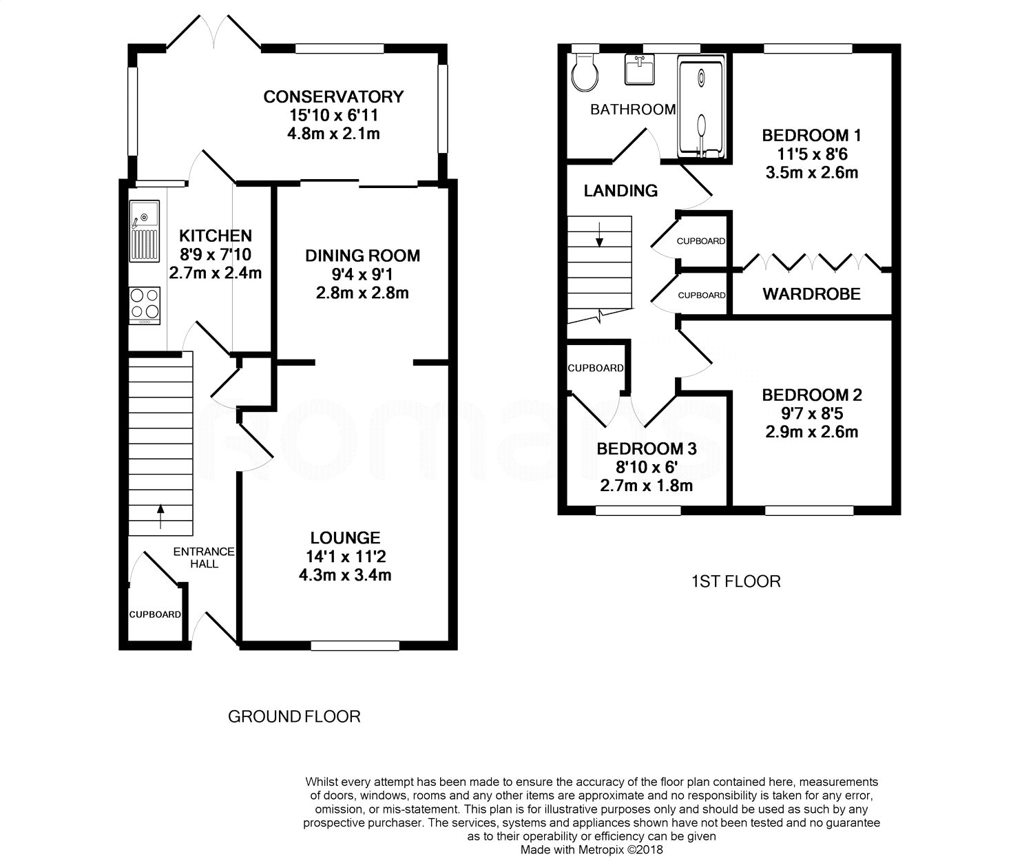 3 Bedrooms Terraced house for sale in Evenlode Way, Sandhurst, Berkshire GU47