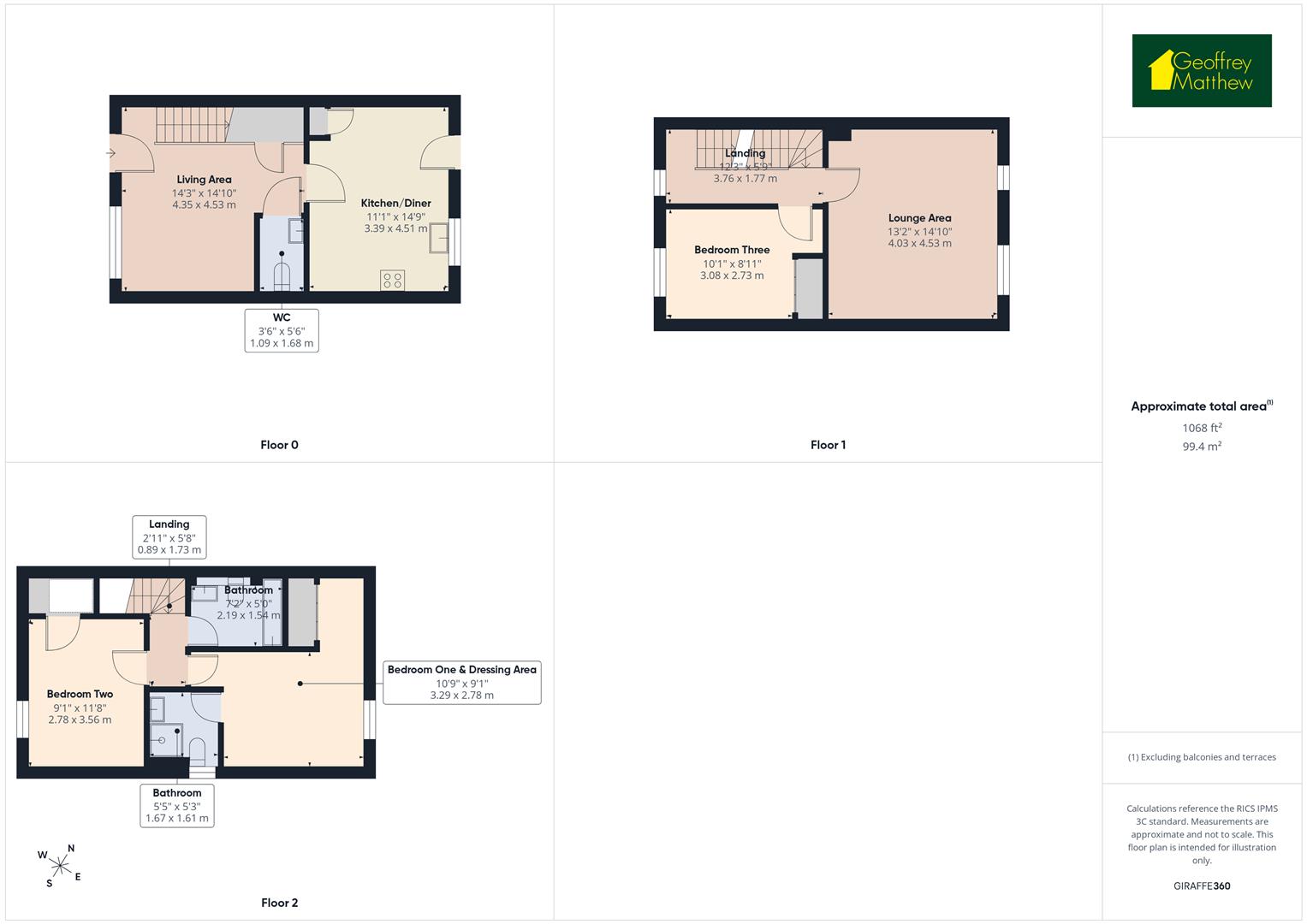 16, Mendip Way, Great Ashby, Stevenage floorplan