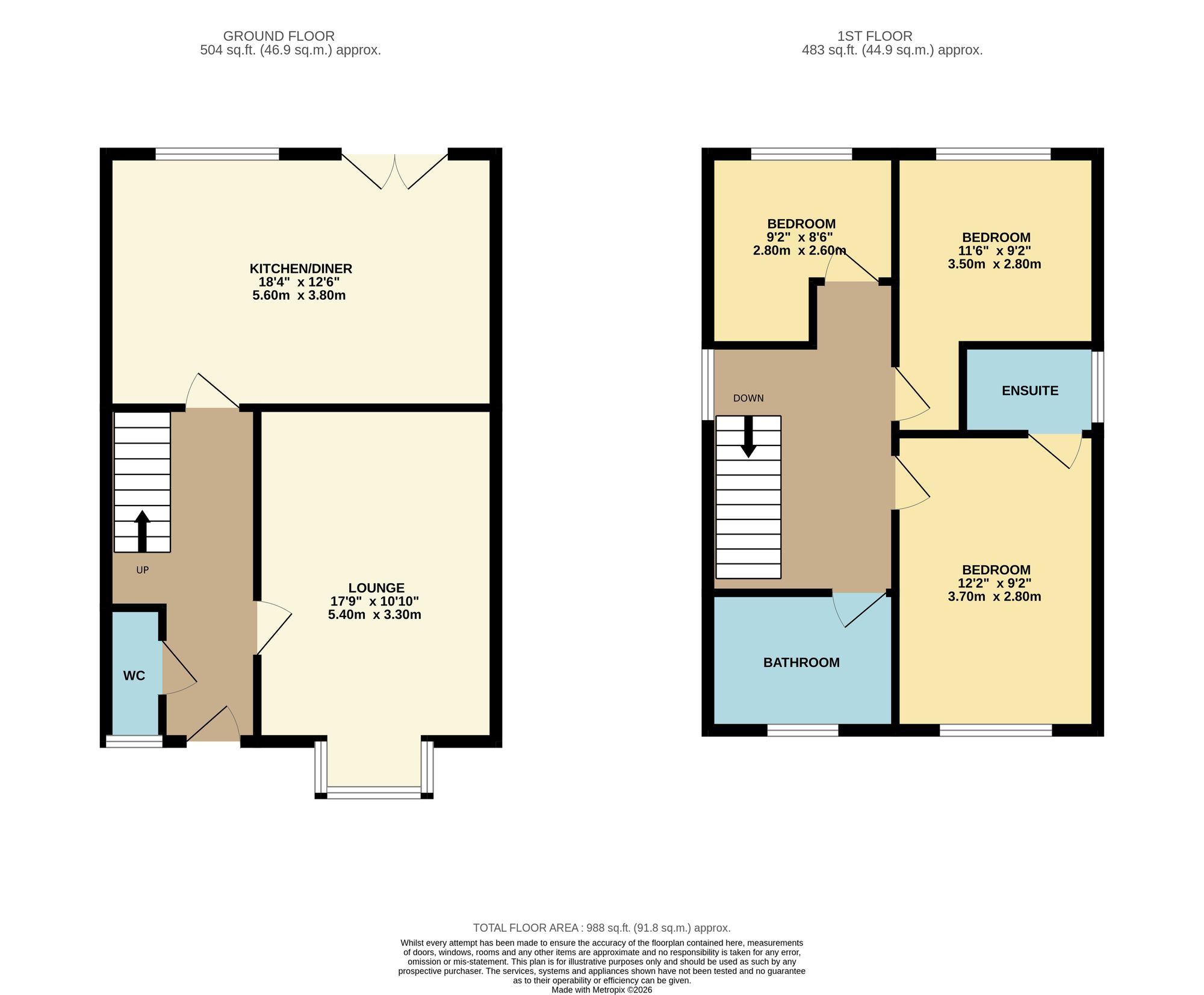 60 Cotton Meadows, Bolton floorplan