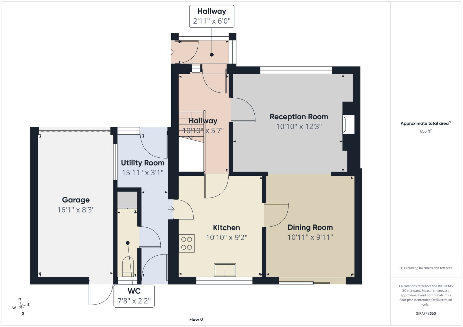 10, Danes Close, Stowmarket floorplan