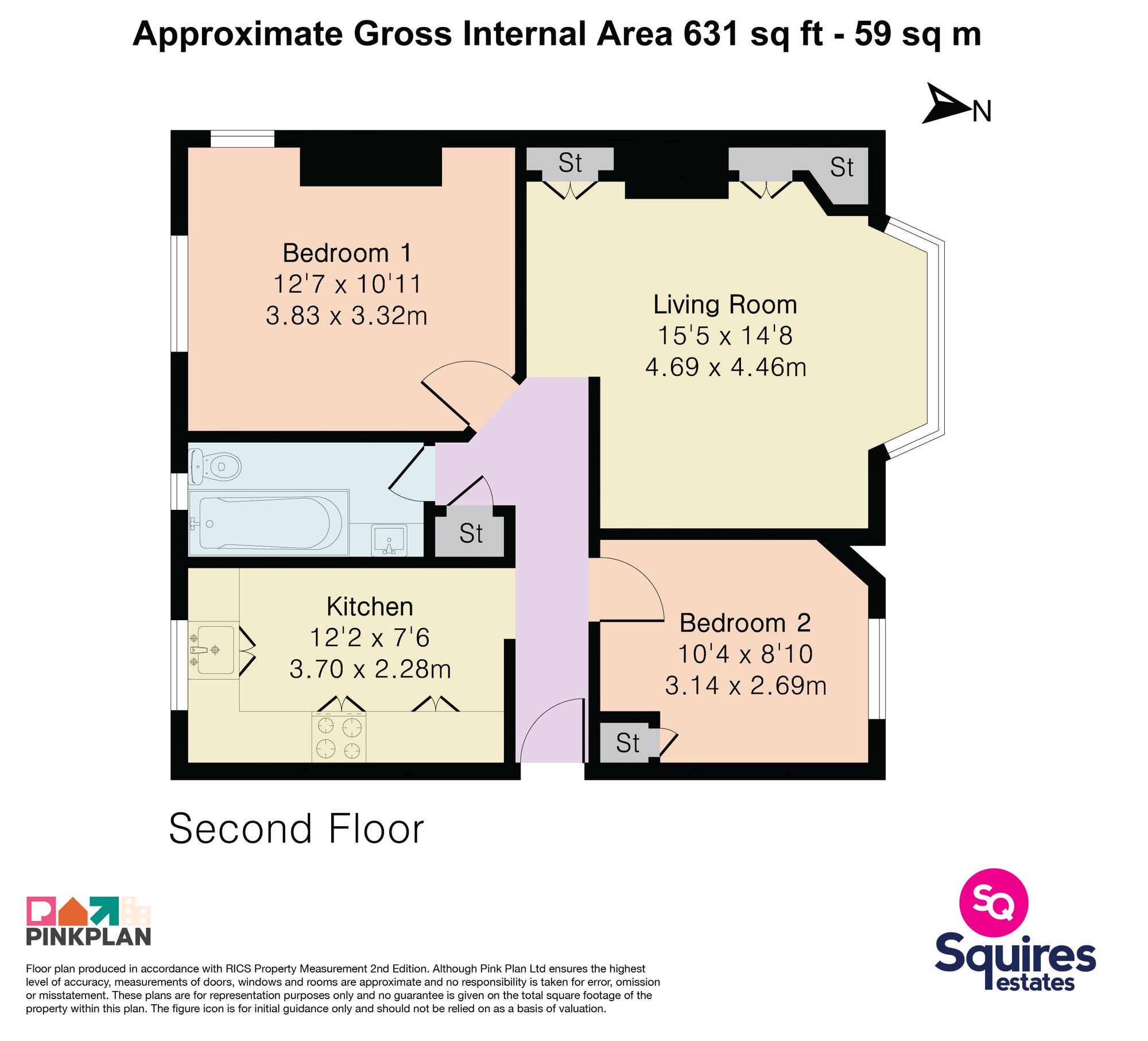 30 The Lindens Friern Park, London floorplan