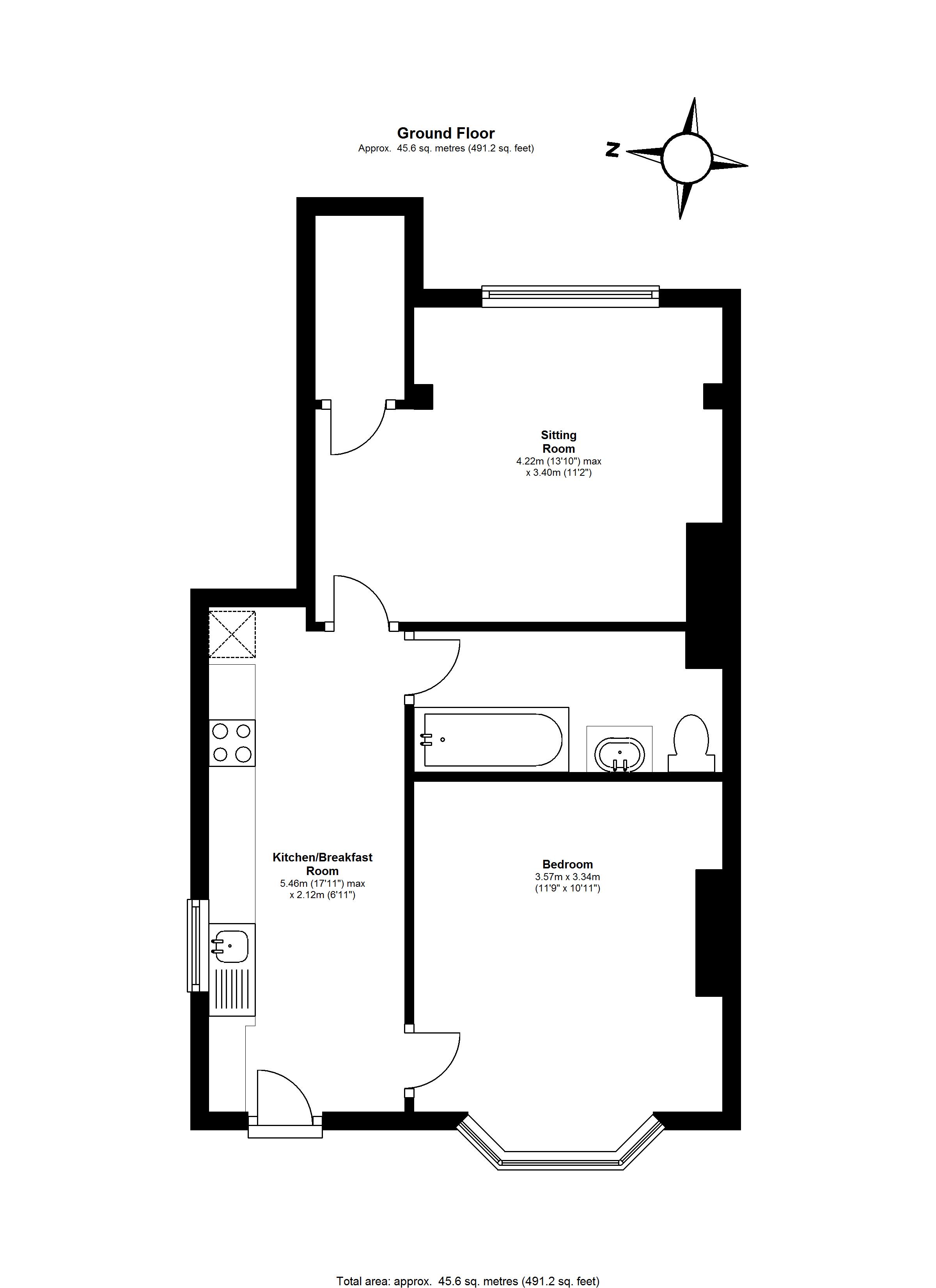 1 Bedrooms Flat to rent in Down Road, Guildford GU1