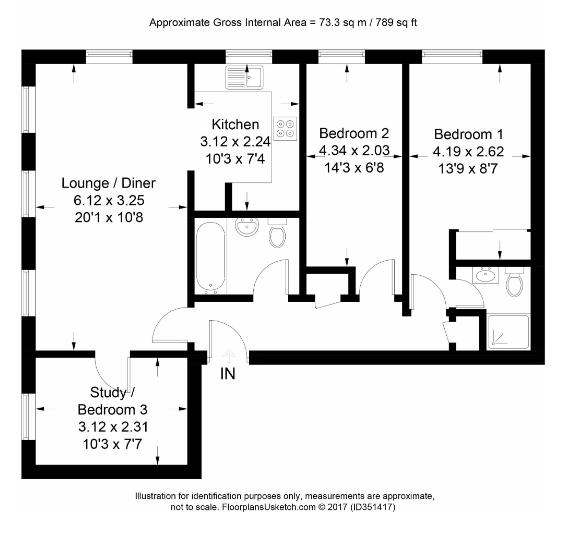 St. Cross Court, Hoddesdon floorplan