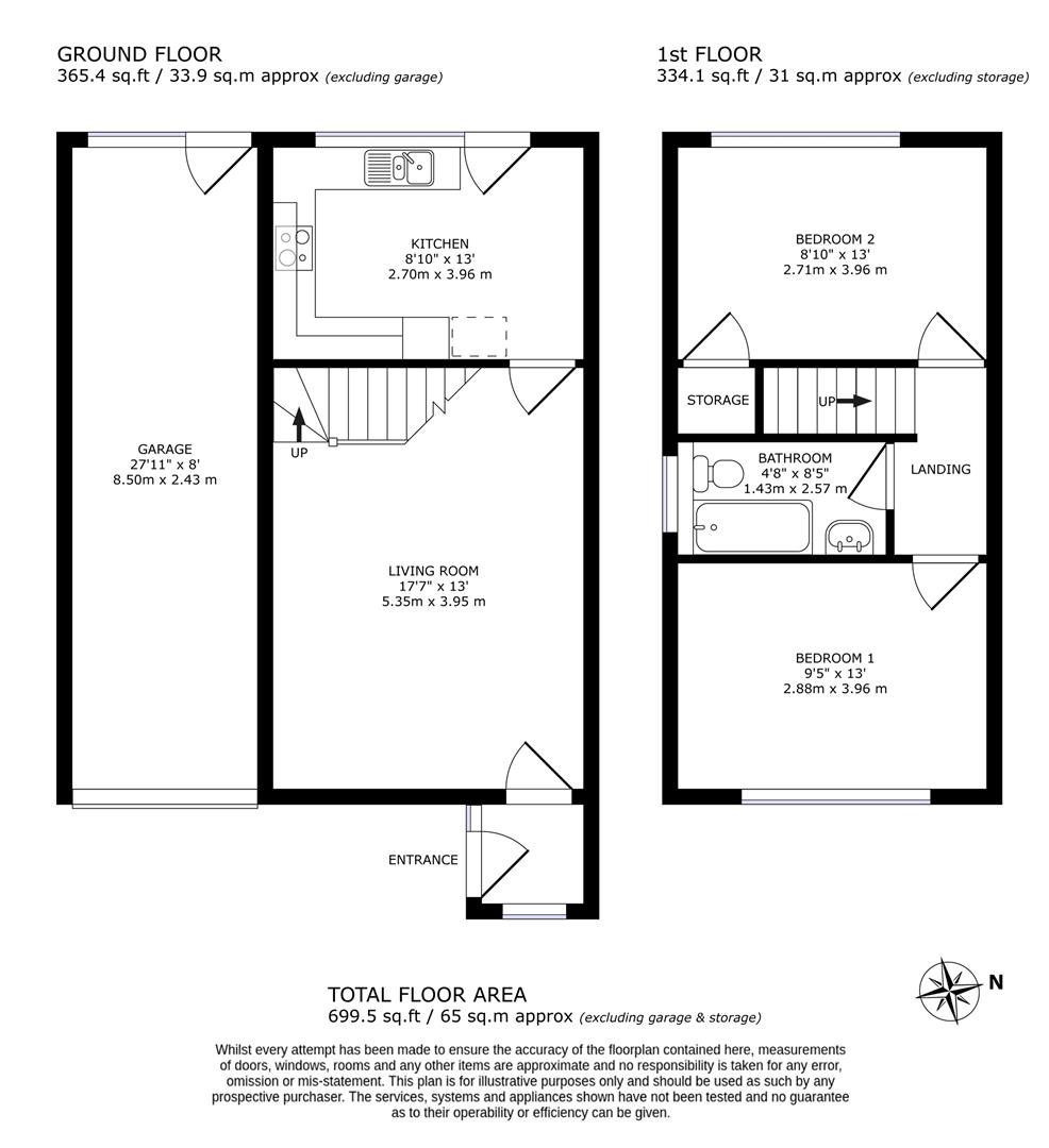 12, Barnsnap Close, Horsham floorplan
