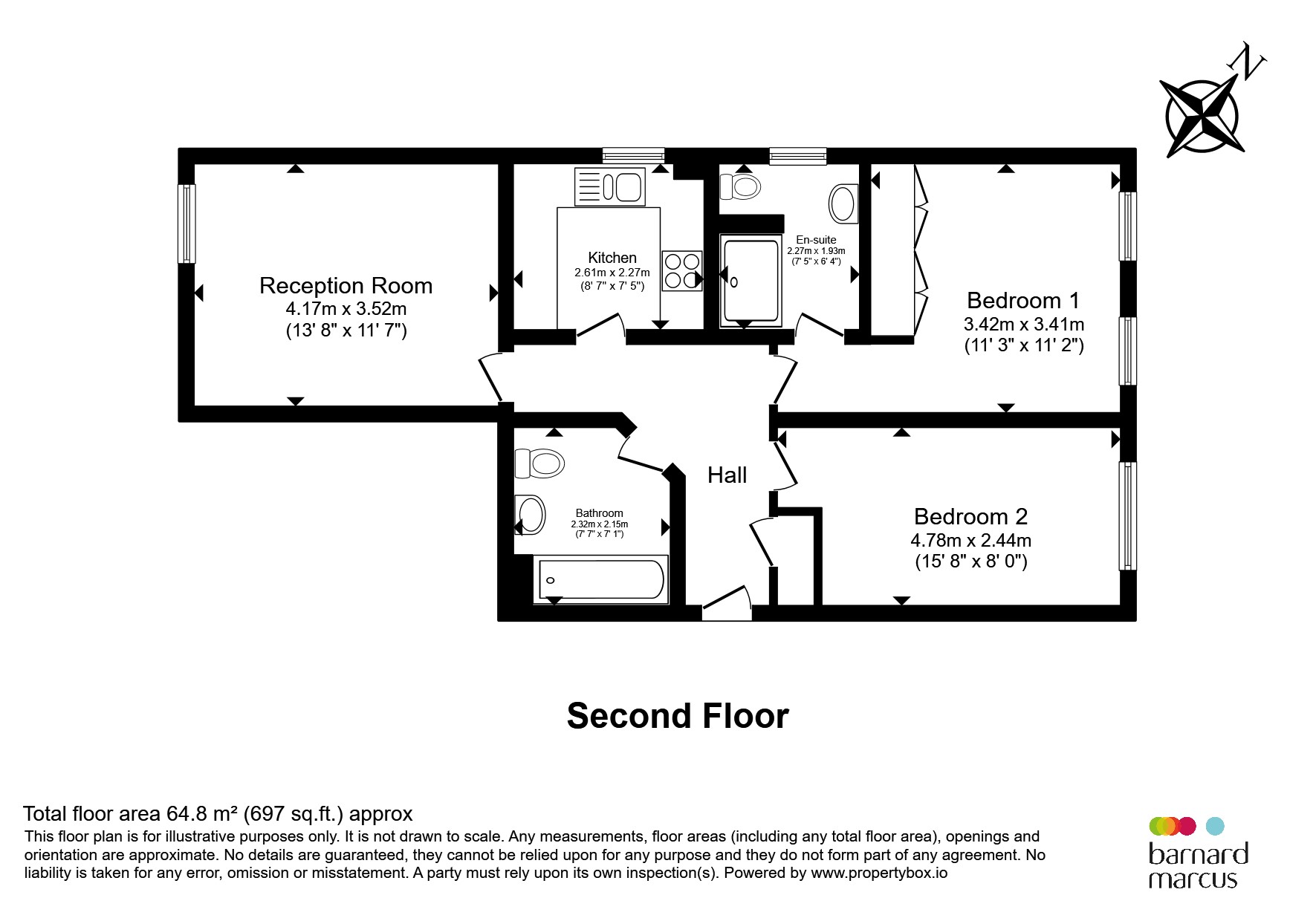 24, Ravens Close, Surbiton floorplan