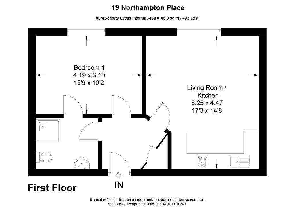 19 Northampton Place, 82, Northampton Avenue, Berkshire floorplan