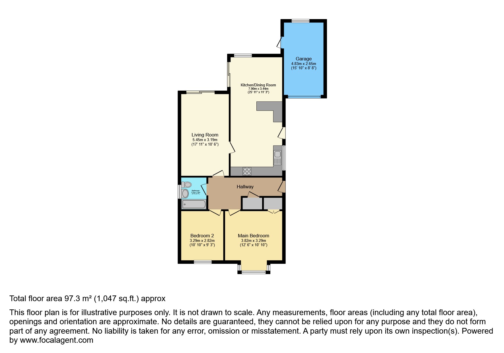 3, Kiveton Gardens, Sheffield floorplan