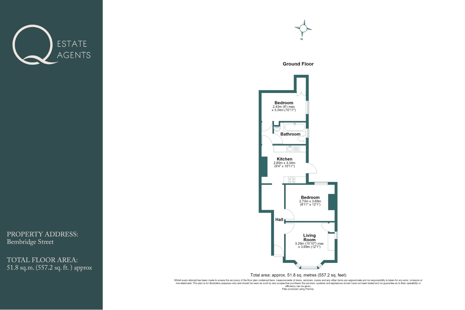 12a, Bembridge Street, Brighton floorplan