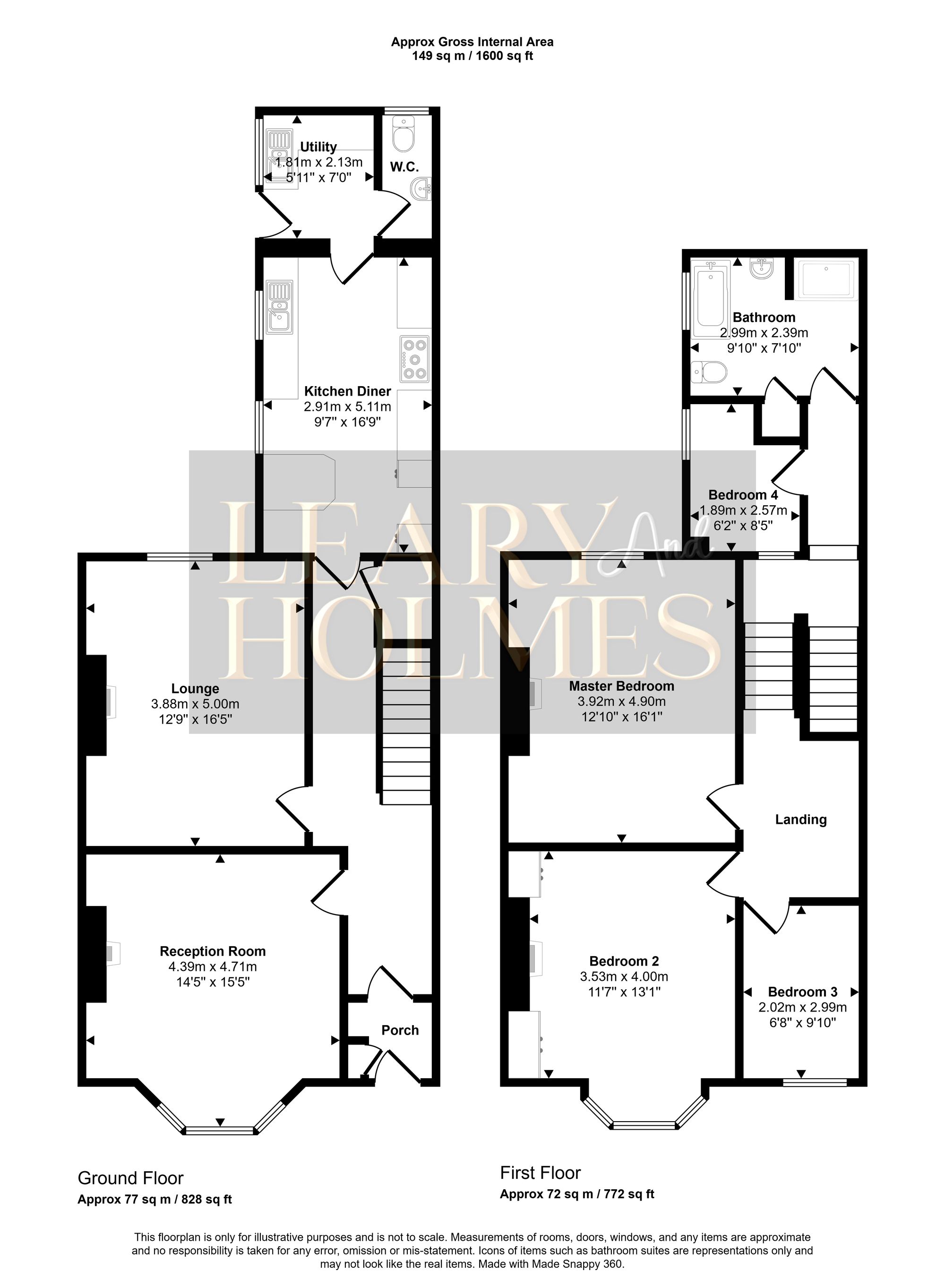 3 Struan Terrace, East Boldon floorplan