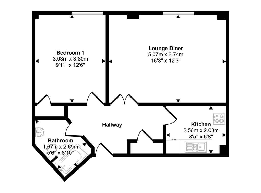 Belvedere Road, LONDON floorplan