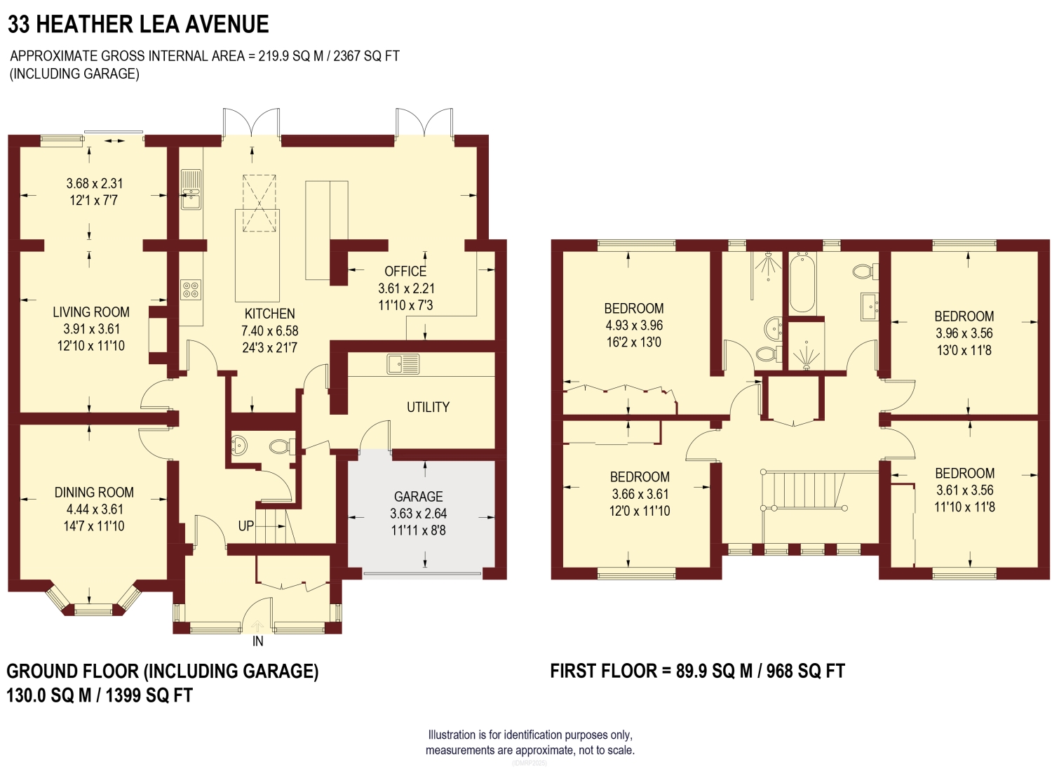 33, Heather Lea Avenue, Sheffield floorplan
