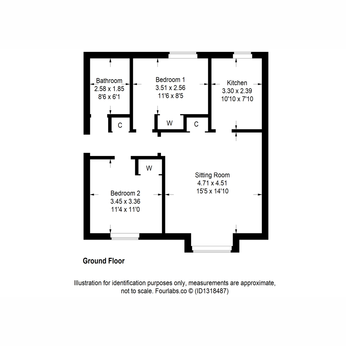 19, Mackintosh Place, Inverness floorplan