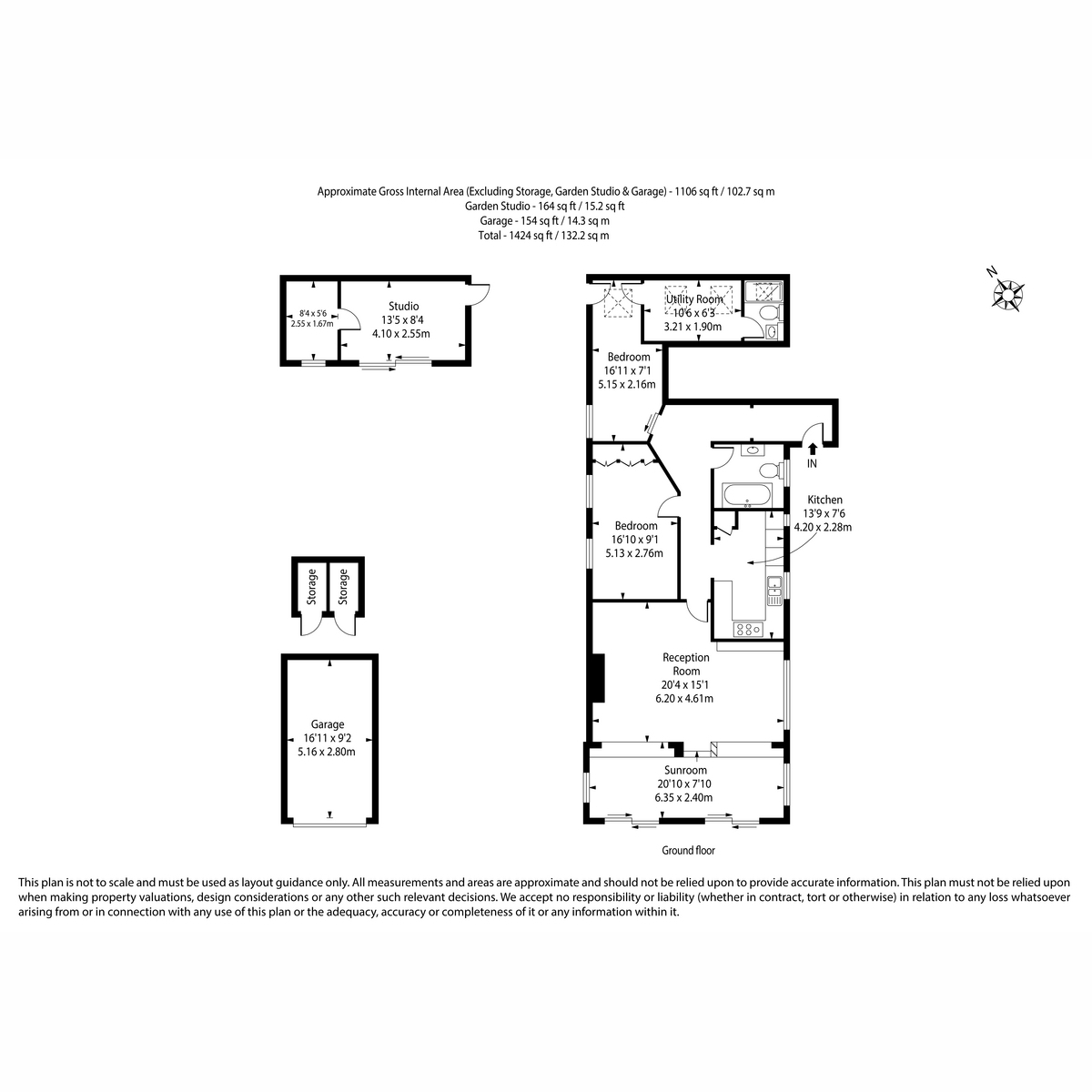Flat Flat 6 Brighthampton, 67, Oatlands Avenue, Weybridge floorplan