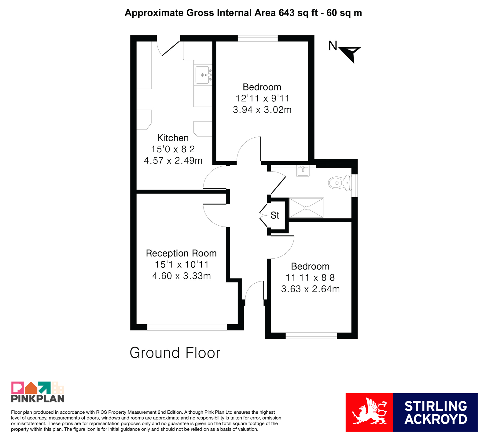 2, Oak Grove, Surrey floorplan