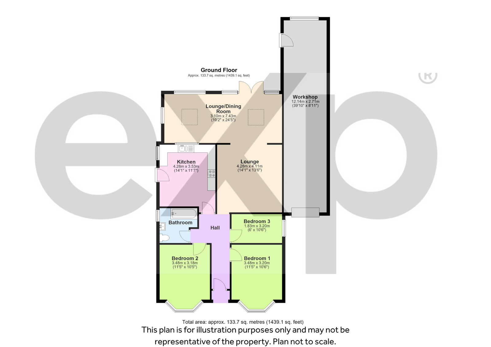 102, Glebe Lane, Maidstone floorplan