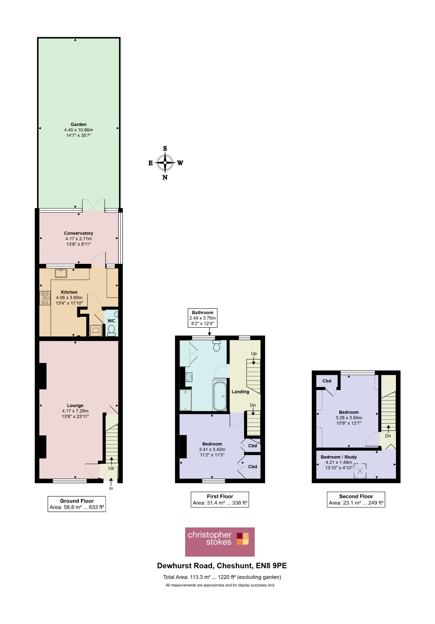 10 Dewhurst Road, Cheshunt, Hertfordshire floorplan