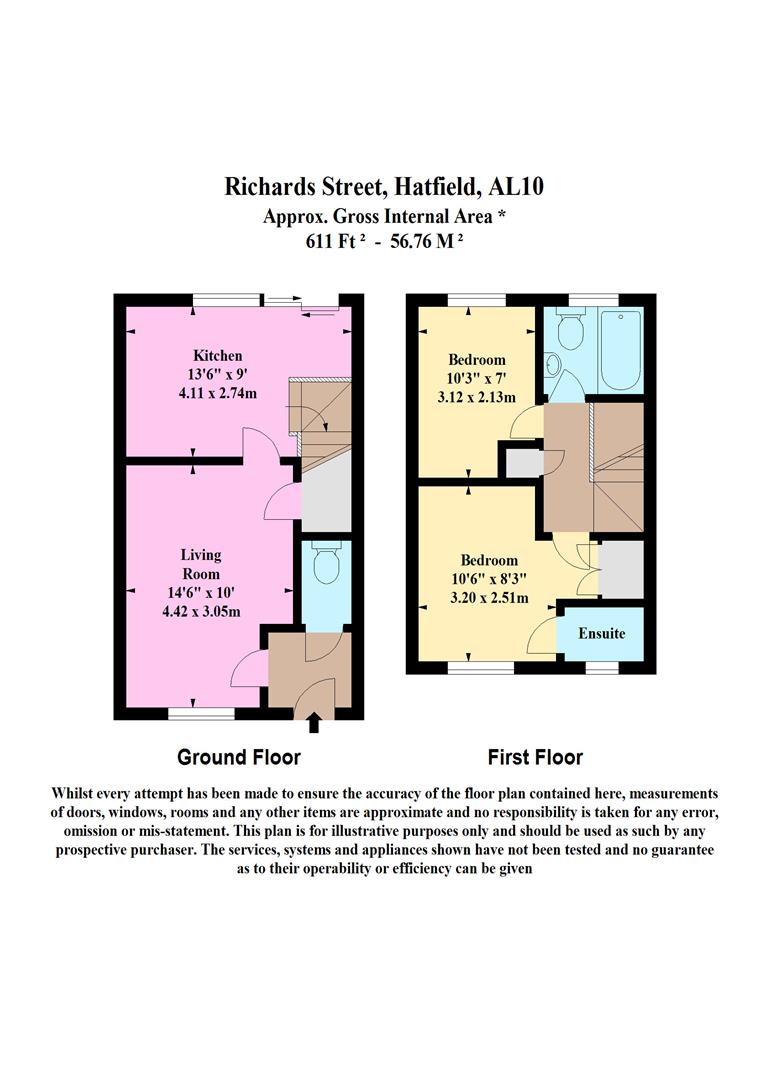 2 Bedrooms End terrace house for sale in Richards Street, Hatfield AL10