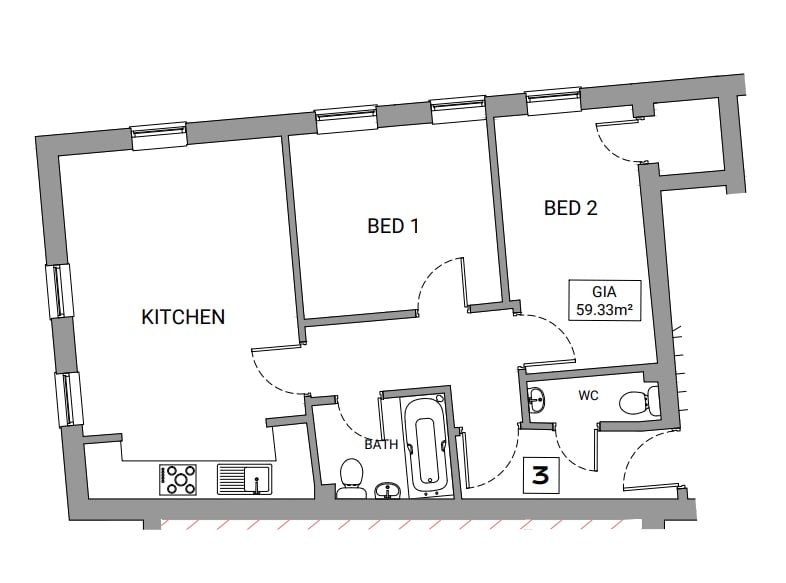 Rokerlea, Gladstone Street, Sunderland floorplan
