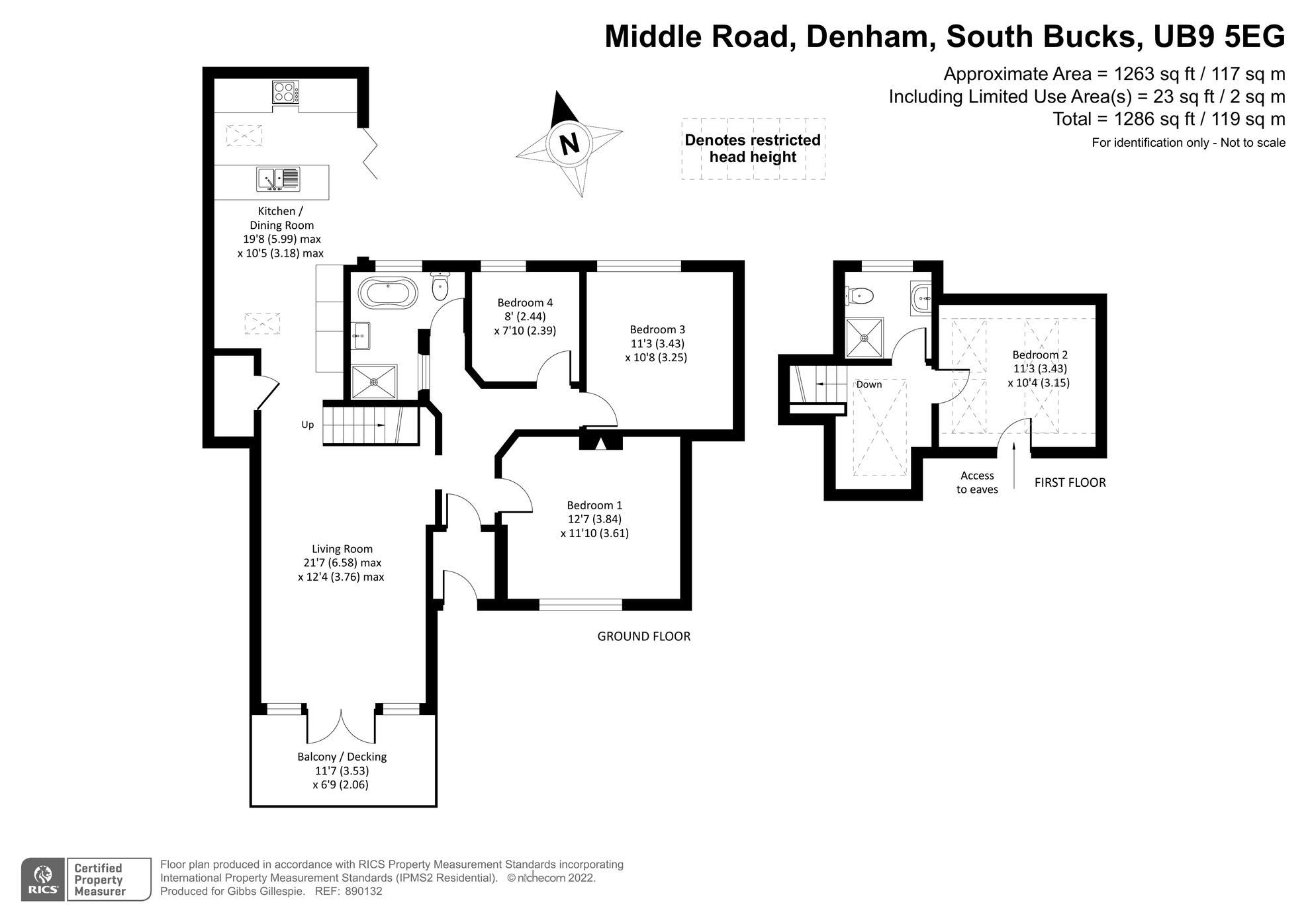 16, Middle Road, South Bucks floorplan
