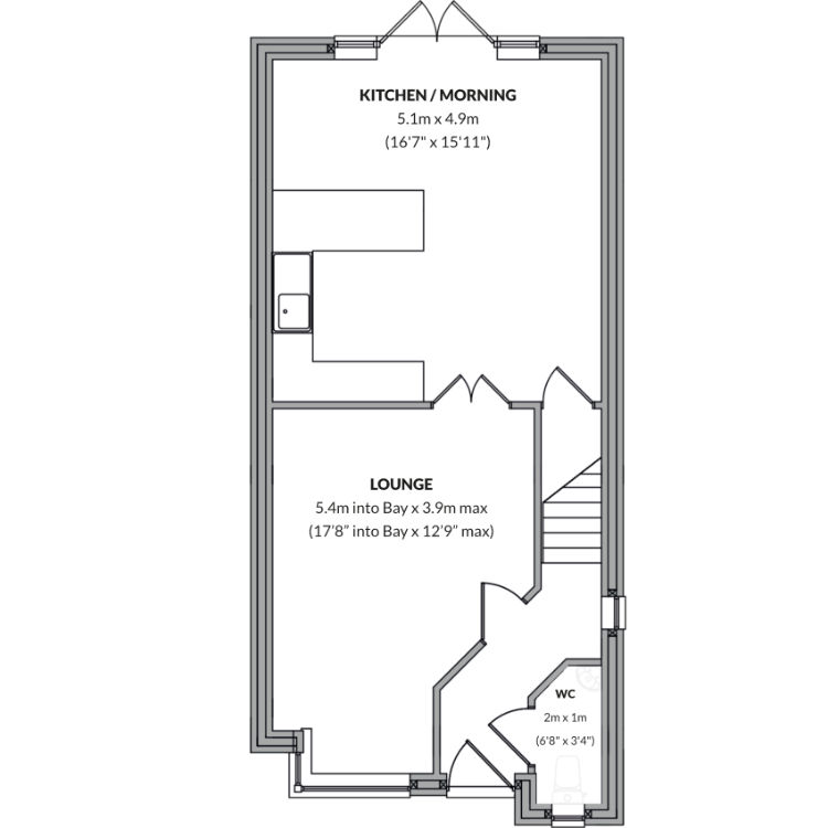 Plot118 Stratford, Stratford, Hollybrook Park, Highmere Drive, Connahs Quay floorplan