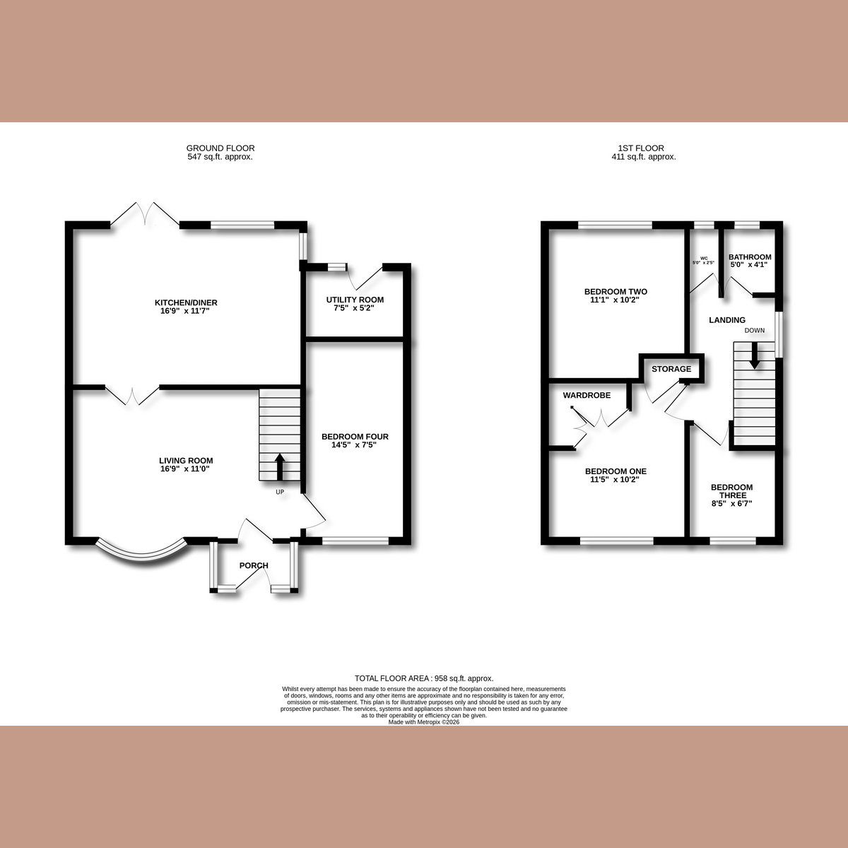 37, The Rundels, Benfleet floorplan