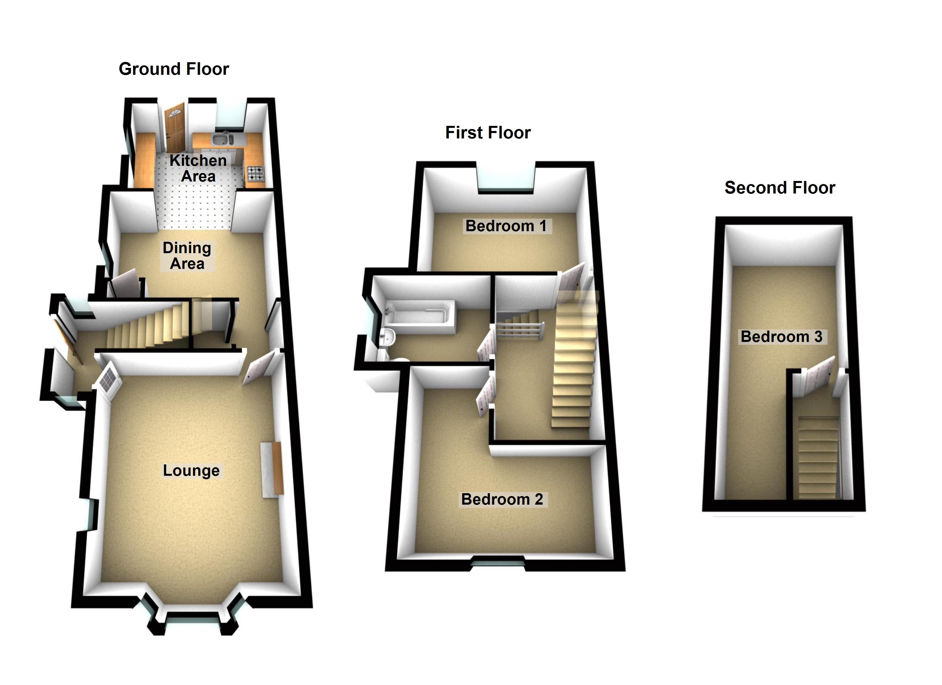 3 Bedrooms Semi-detached house for sale in South Row, Barrow-In-Furness LA13