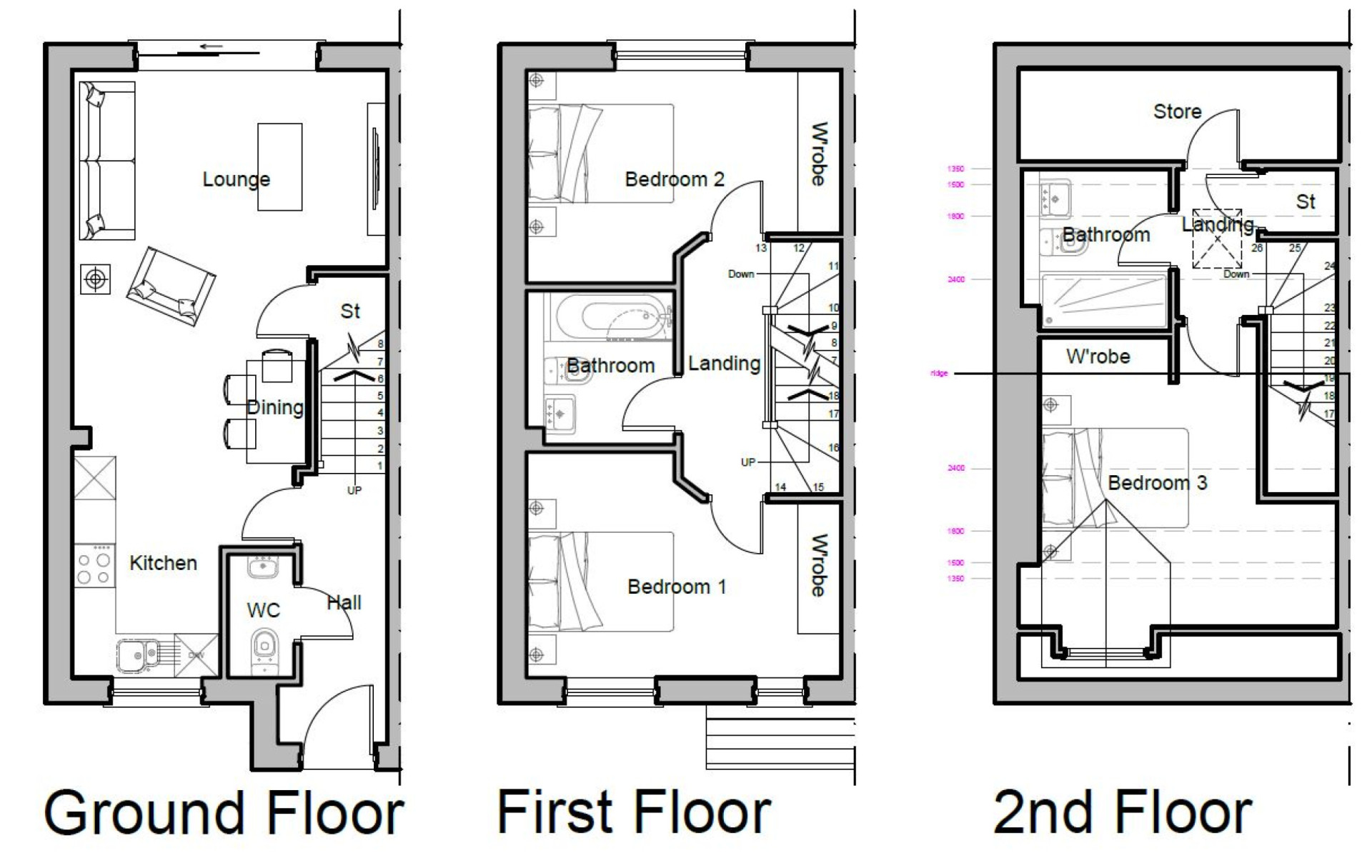 Plot 14 Oatlands,Oatlands Road, Andreas floorplan
