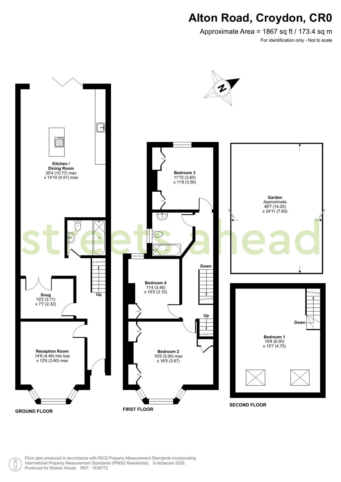 Alton Road, Croydon floorplan