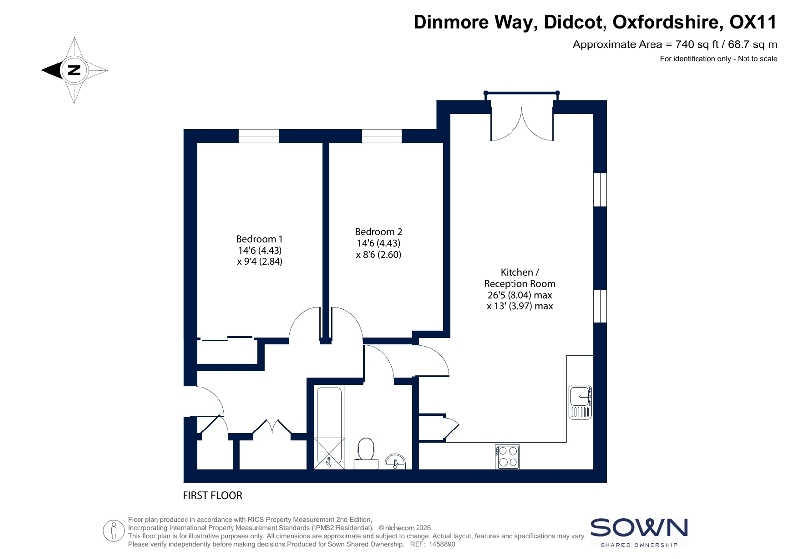 SNG SO, 36, Dinmore Way, Oxfordshire floorplan