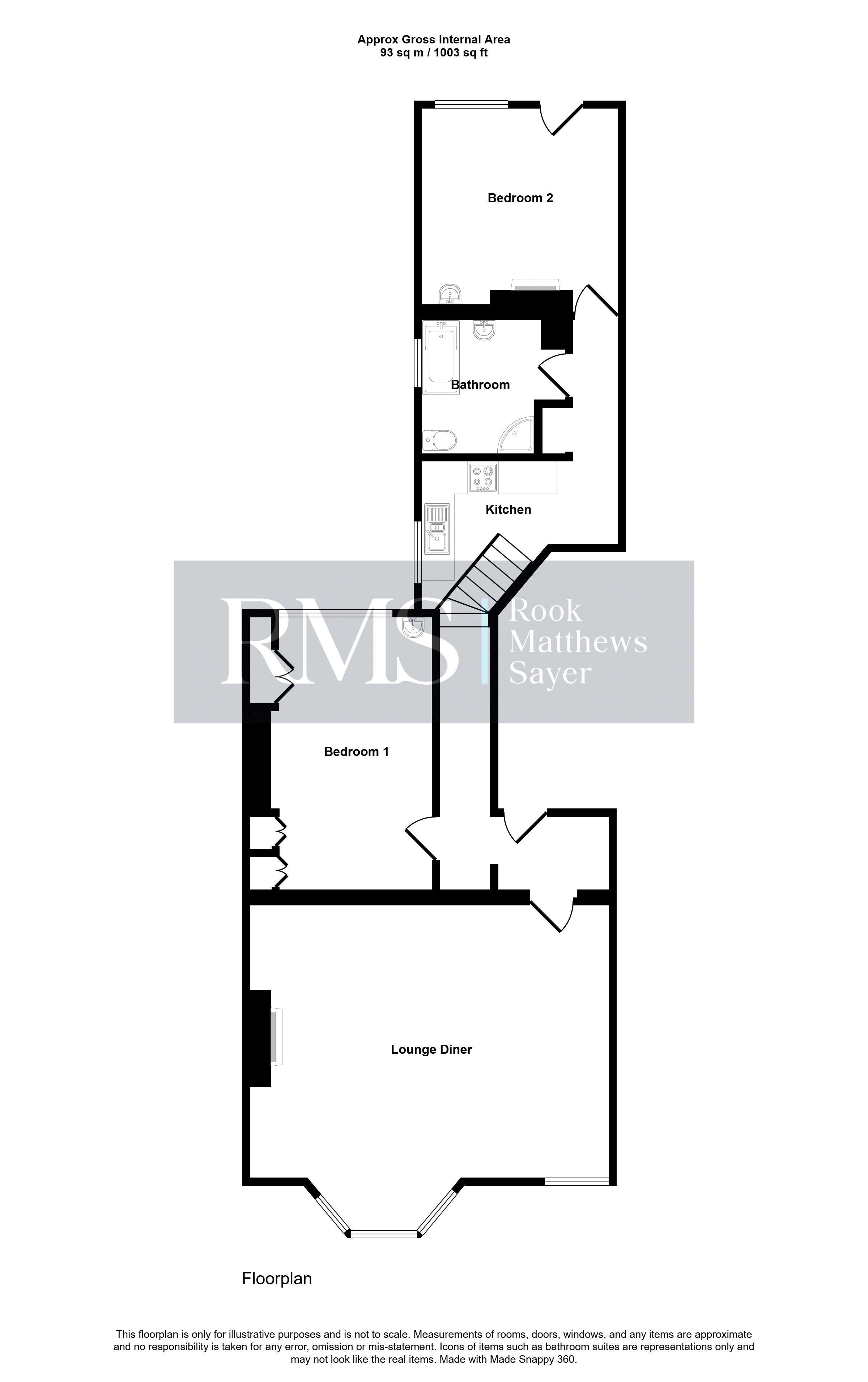 100b, St Georges Terrace, NEWCASTLE UPON TYNE floorplan