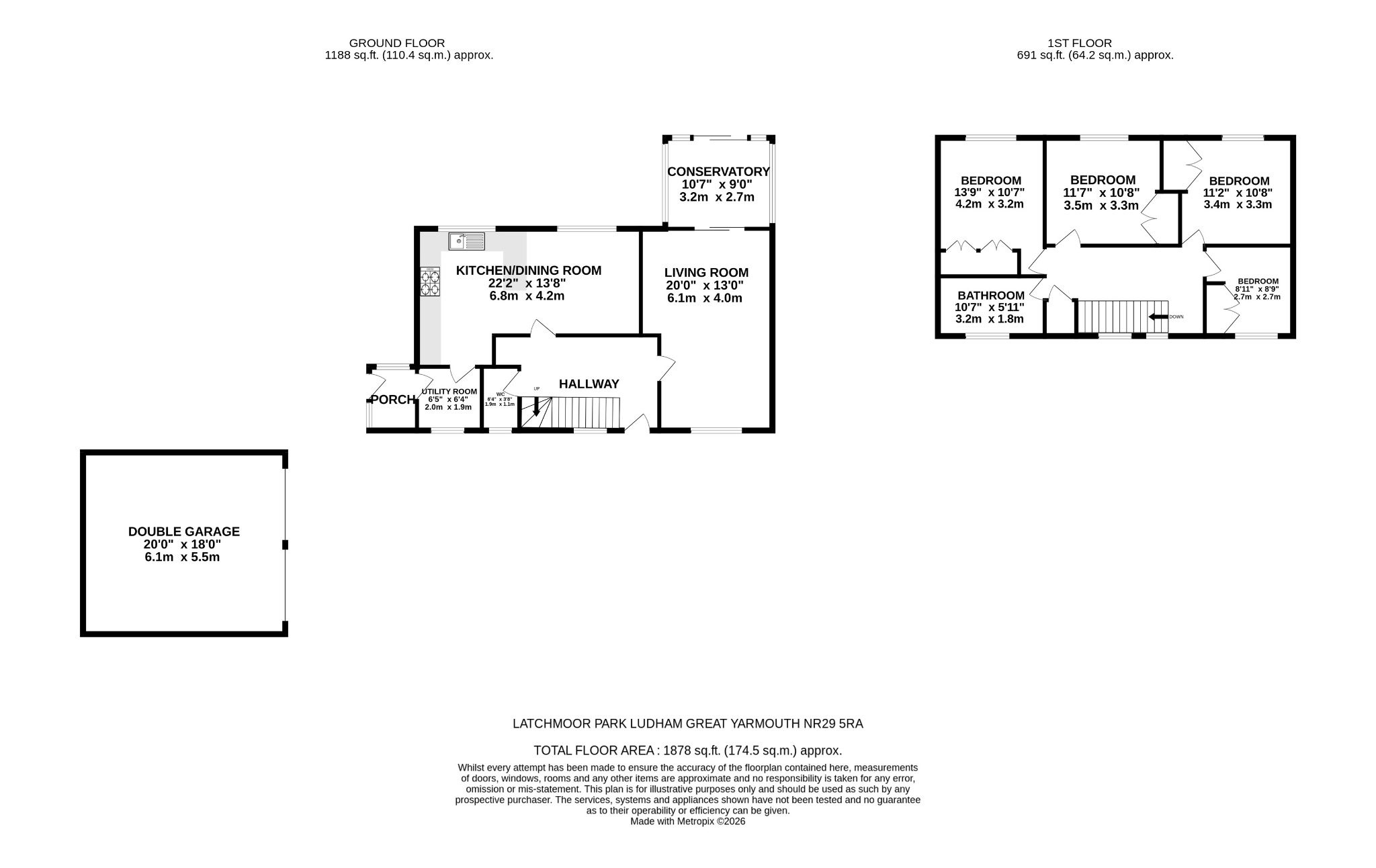 15 Latchmoor Park, Ludham, Norfolk floorplan