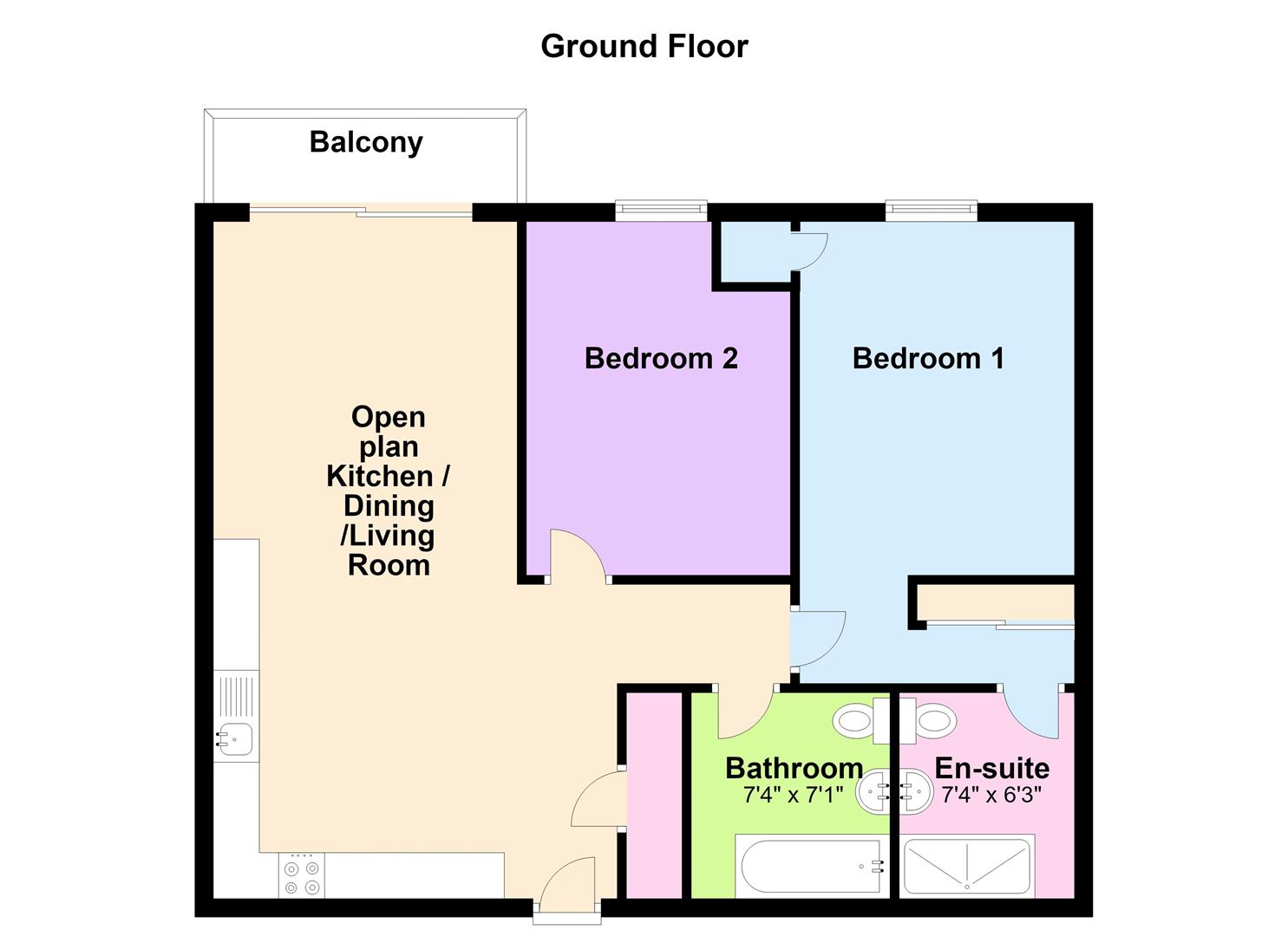 311 Kitson House, East Station Road, Peterborough floorplan