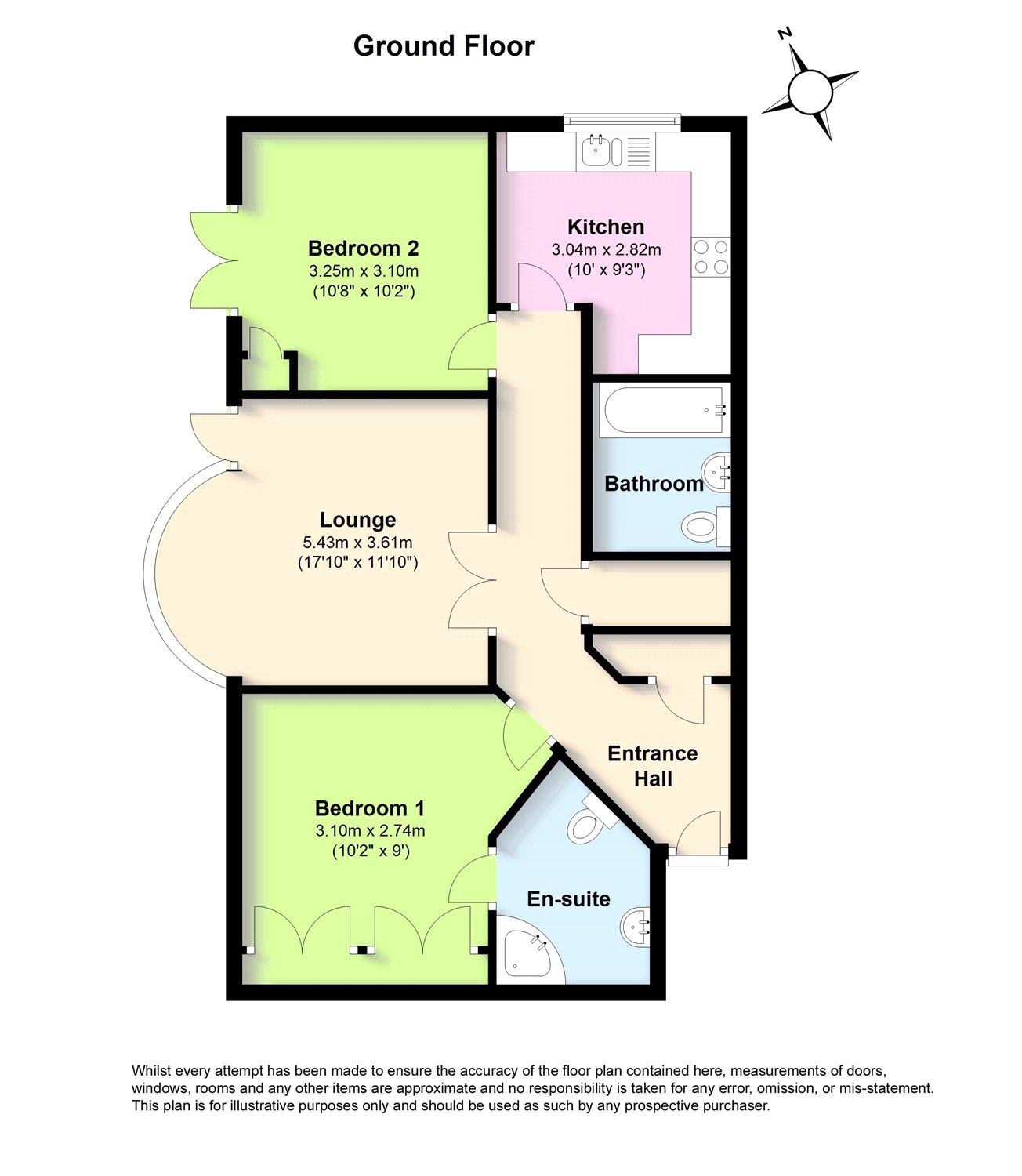 2 Bedrooms Flat for sale in Pacific House, Harsfold Close, Rustington, Littlehampton BN16