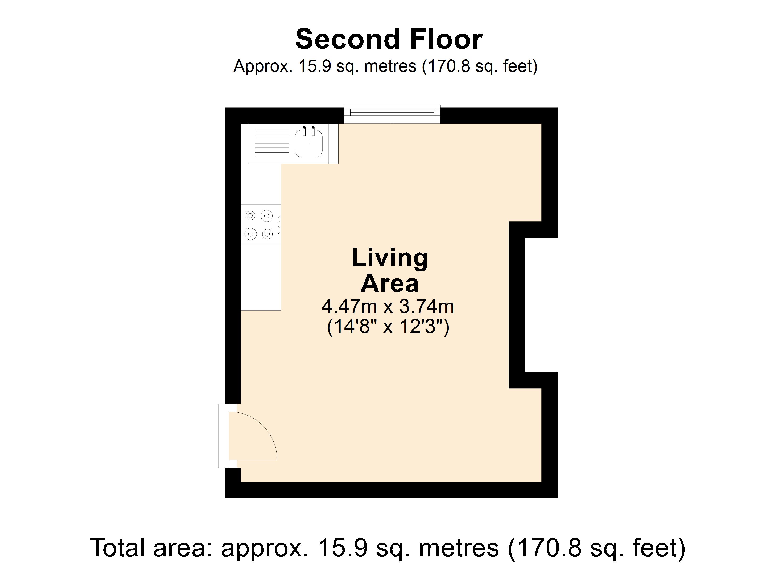 Flat 6 , 12, St Michaels place, Brighton floorplan