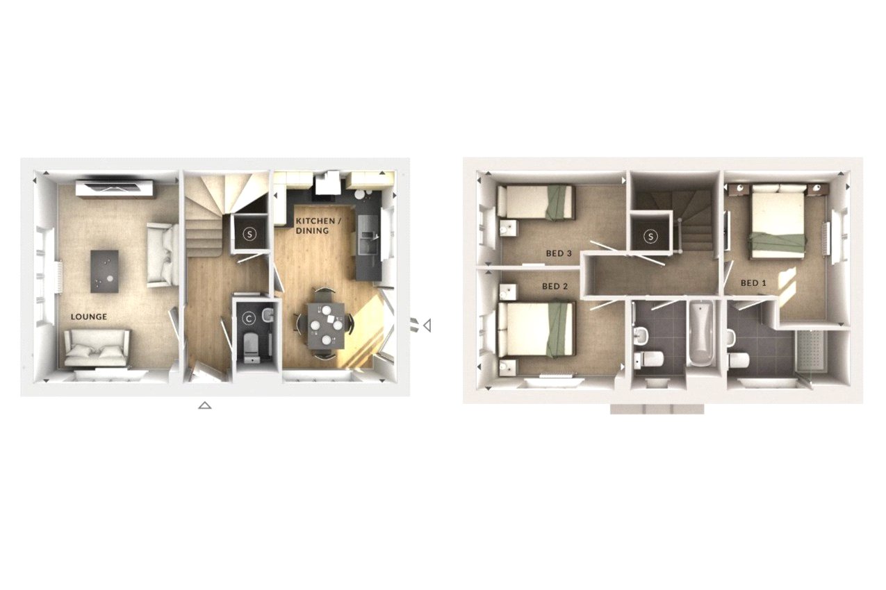 Plot 530 The Lyttelton,, Bloor Homes At Maplewood Park, Off Winchester Road floorplan